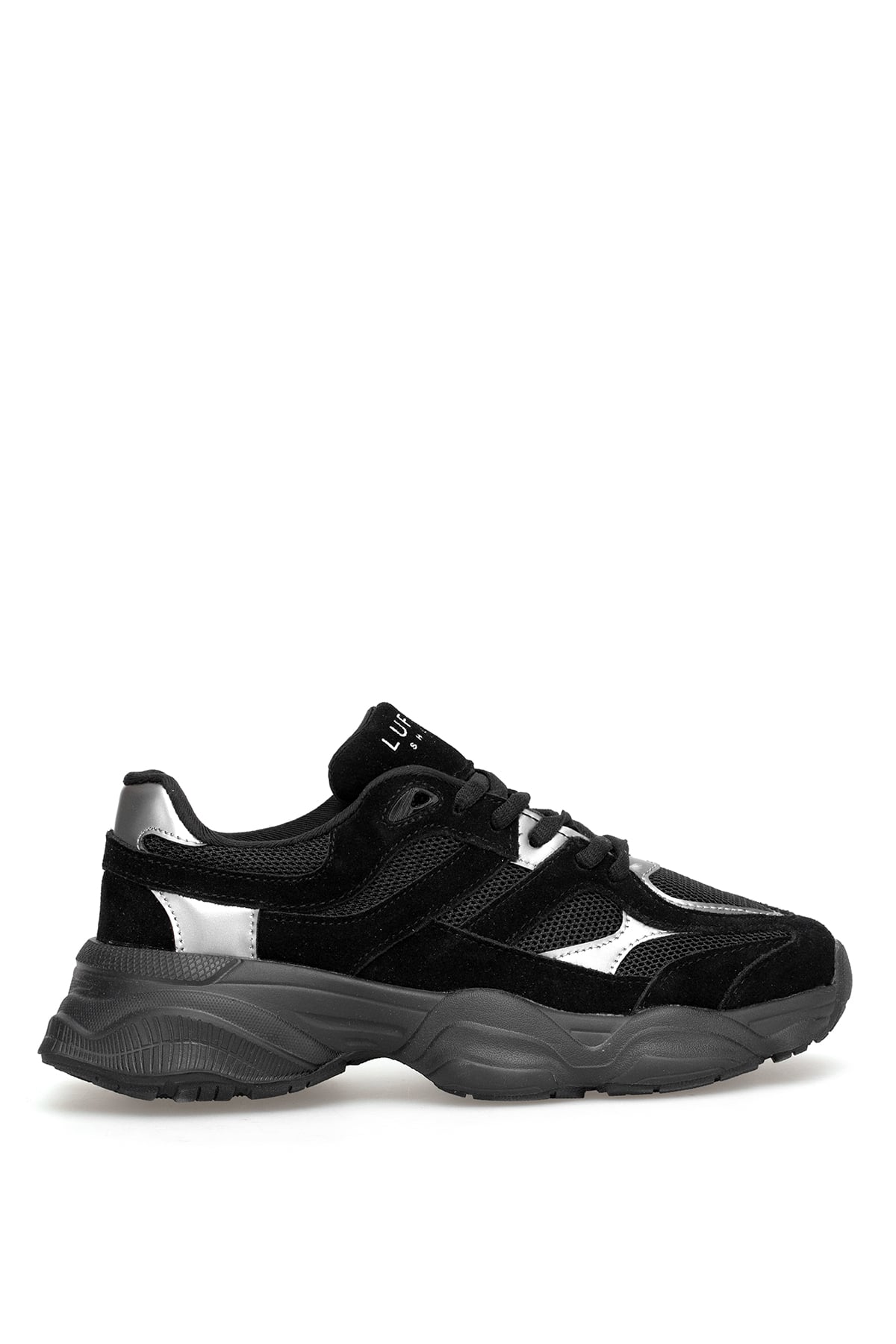 Lufian 112230240 Mark Erkek Hakiki Deri Klasik Sneaker Siyah