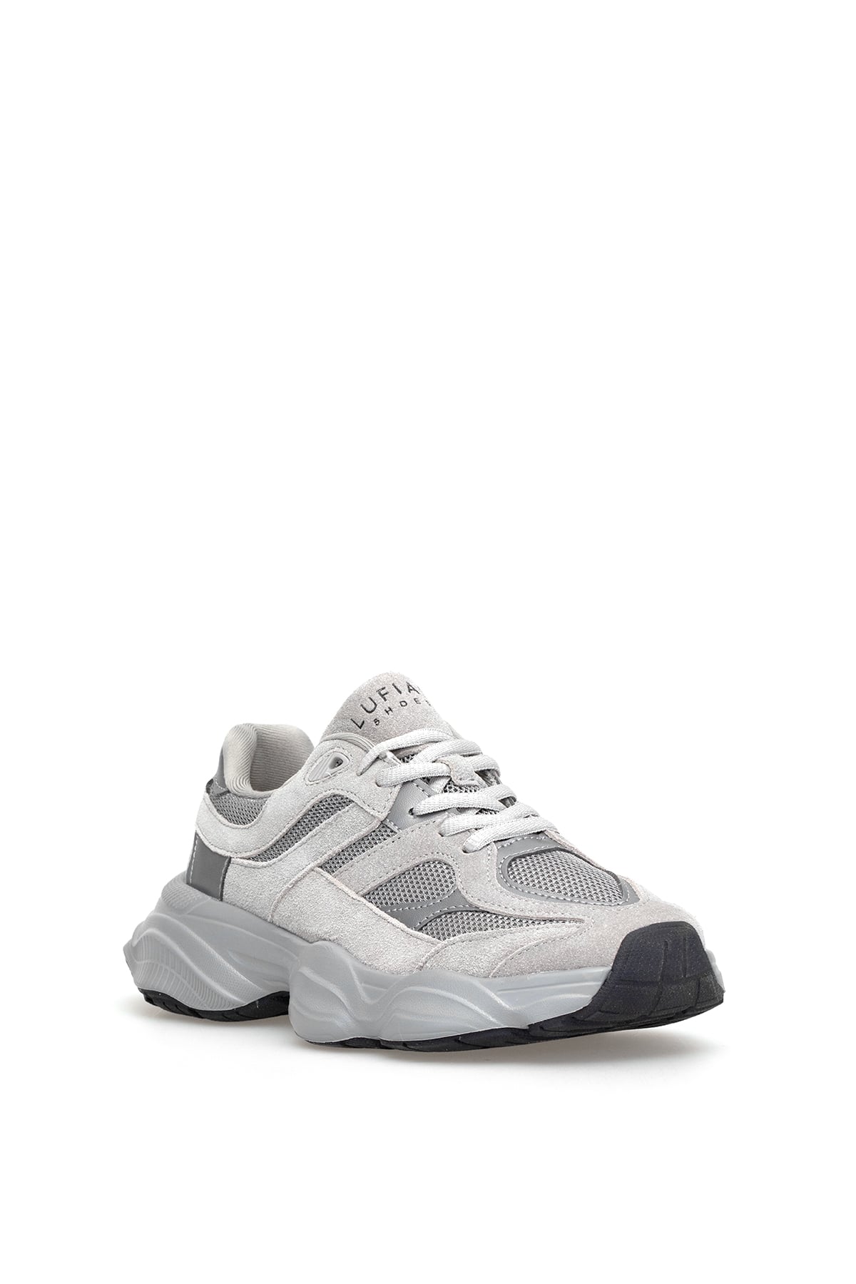 Lufian 112230240 Mark Erkek Hakiki Deri Klasik Sneaker Gri