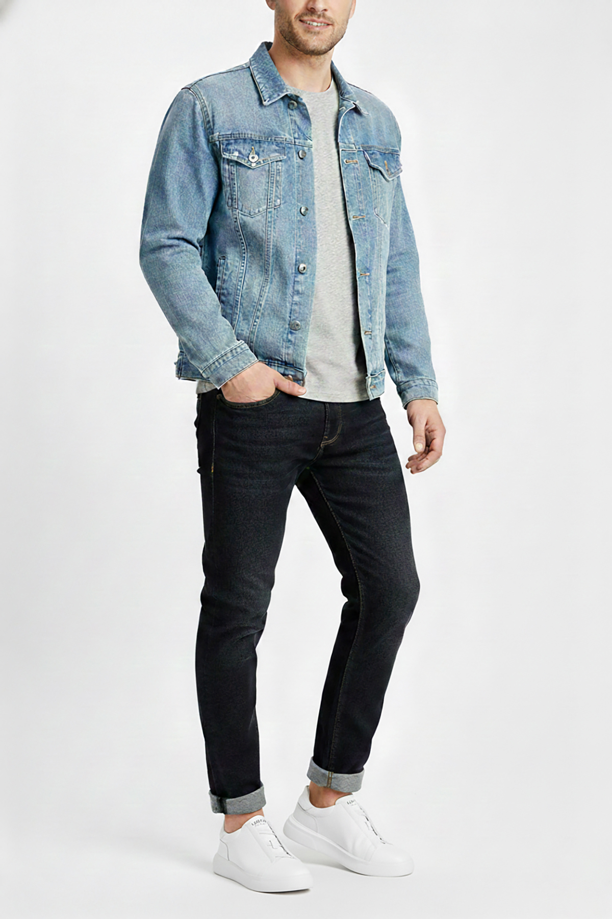 Lufian 112230256 Dante Erkek Hakiki Deri Klasik Sneaker Beyaz