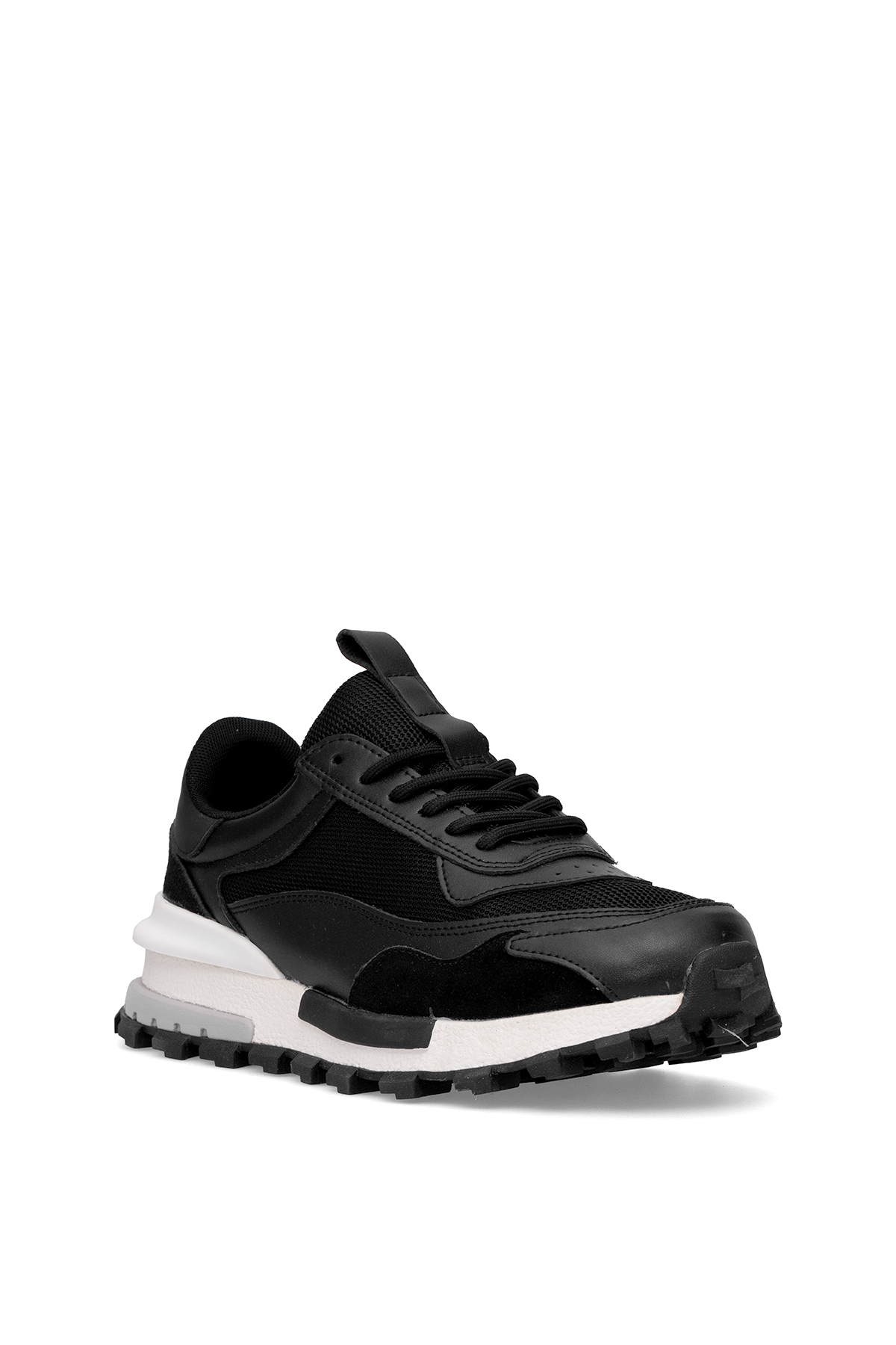 Lufian 112230265 Henry Erkek Hakiki Deri Klasik Sneaker Siyah