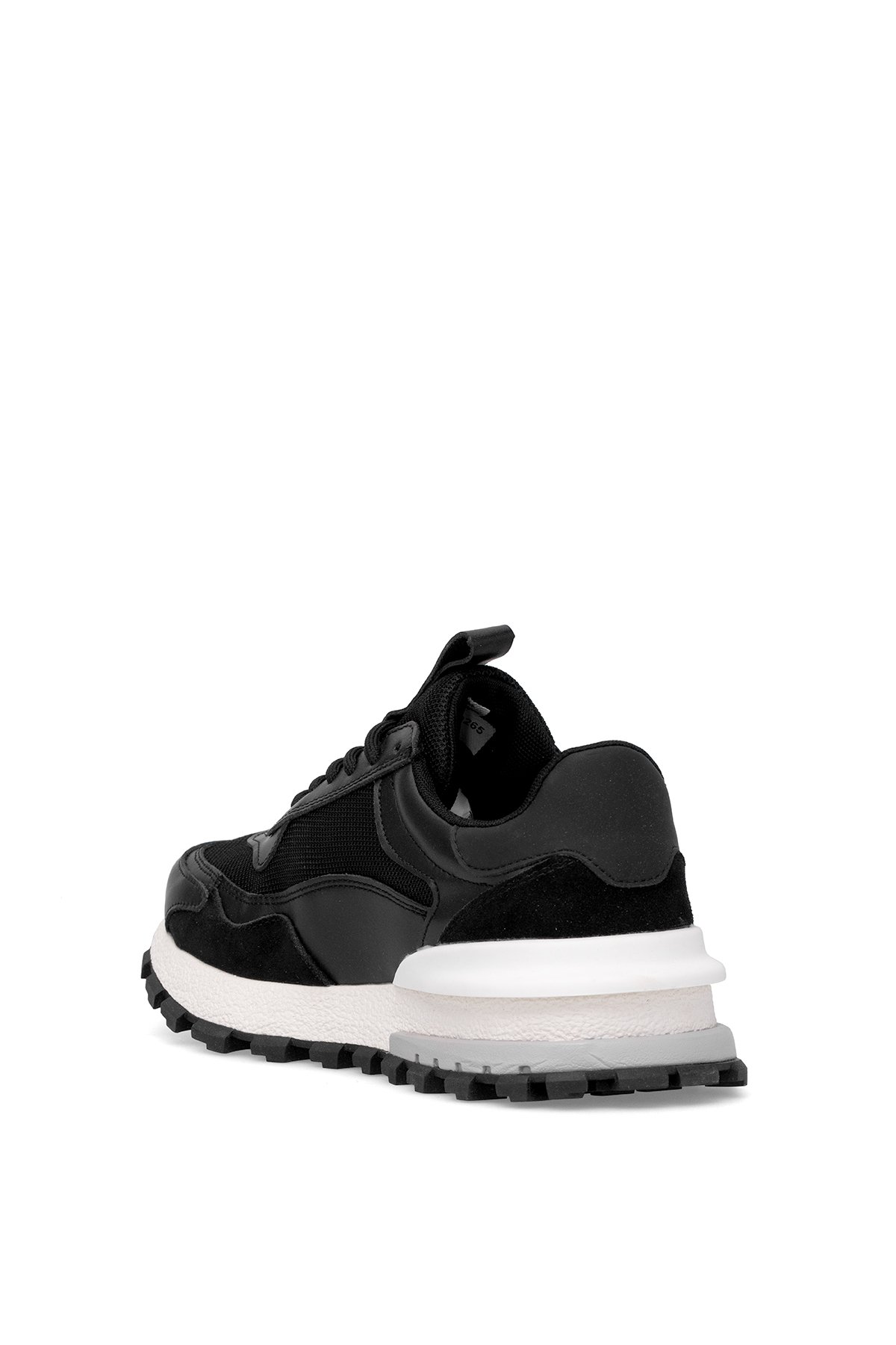 Lufian 112230265 Henry Erkek Hakiki Deri Klasik Sneaker Siyah