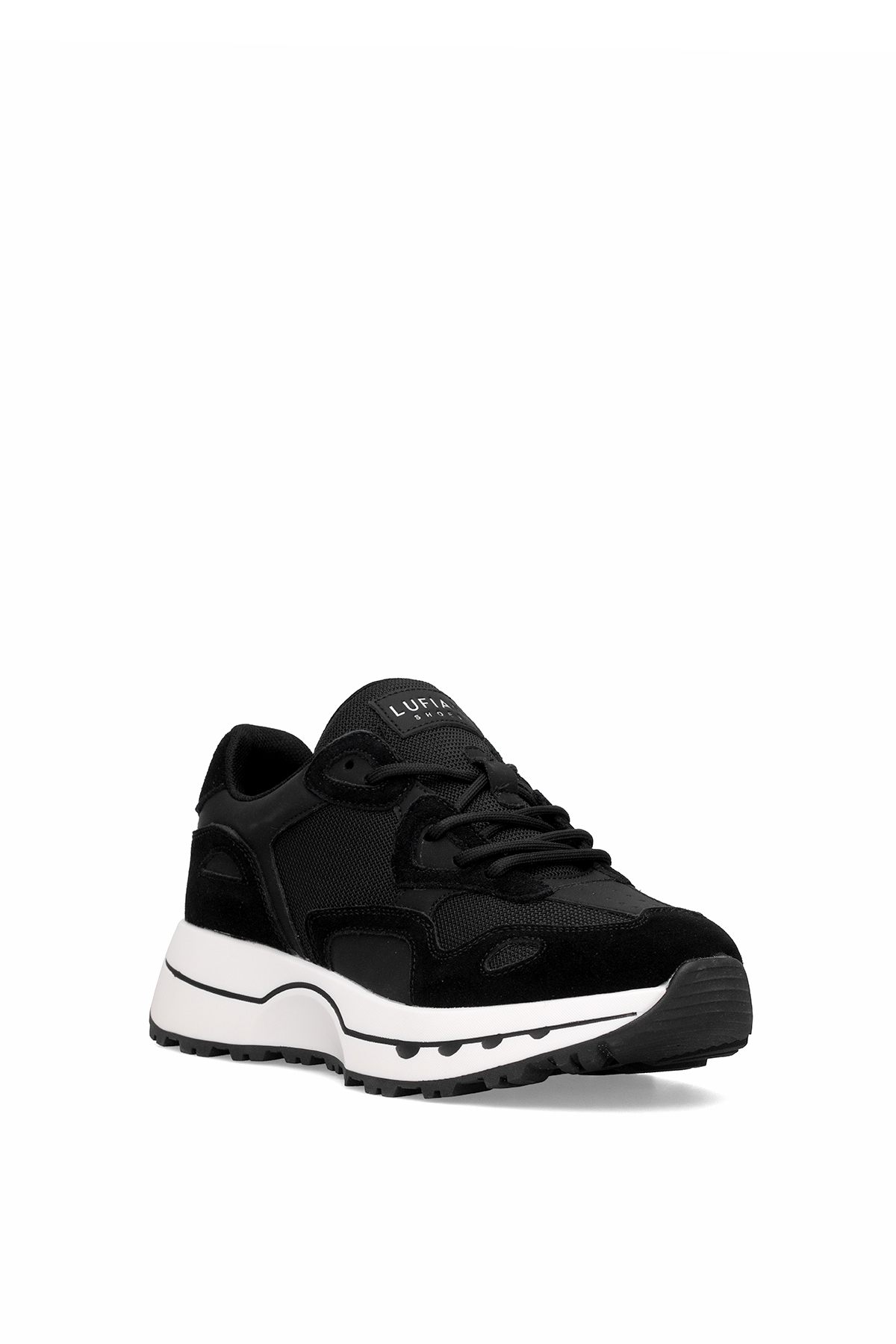 Lufian 112230268 Graham Erkek Hakiki Deri Klasik Sneaker Siyah
