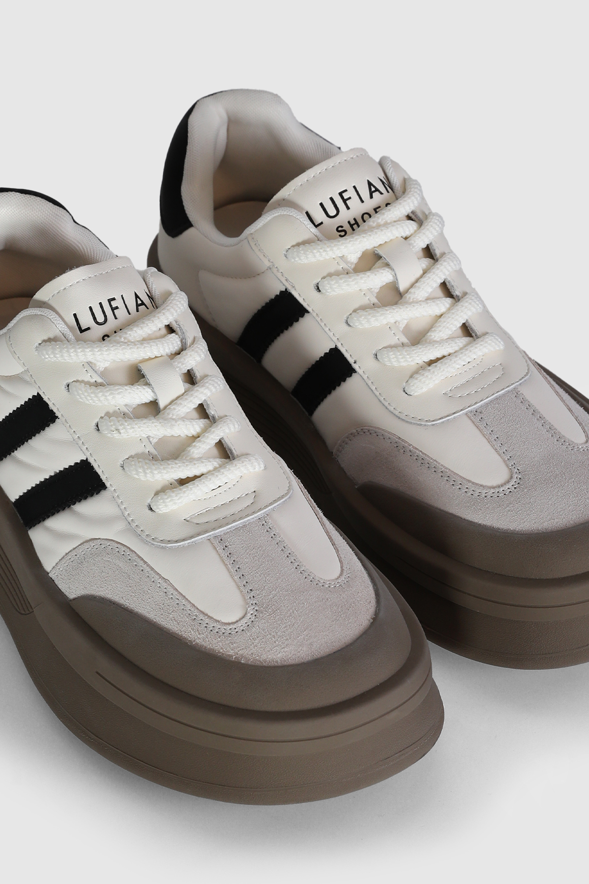 Lufian 121230019 Christina 25K Kadın Hakiki Deri Klasik Sneaker Beyaz