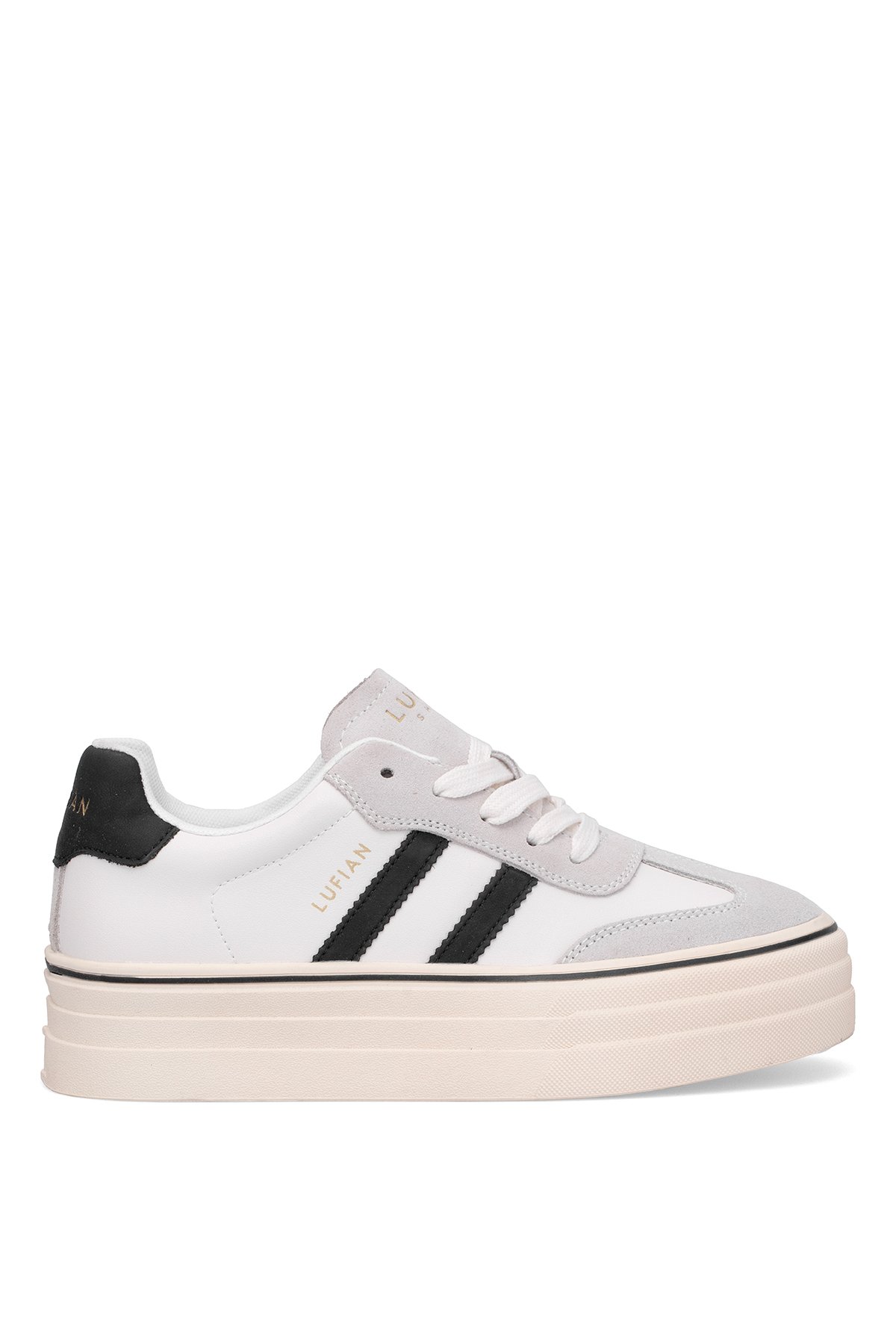 Lufian 121230025N Angela Kadın Hakiki Deri Klasik Sneaker Beyaz