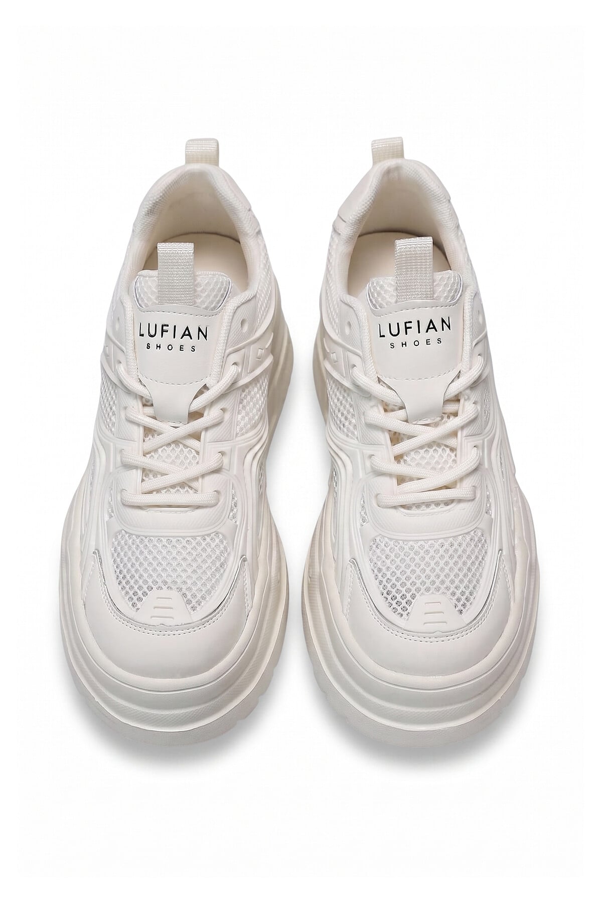 Lufian 121230033 Tomris 25K Kadın Hakiki Deri Klasik Sneaker Beyaz