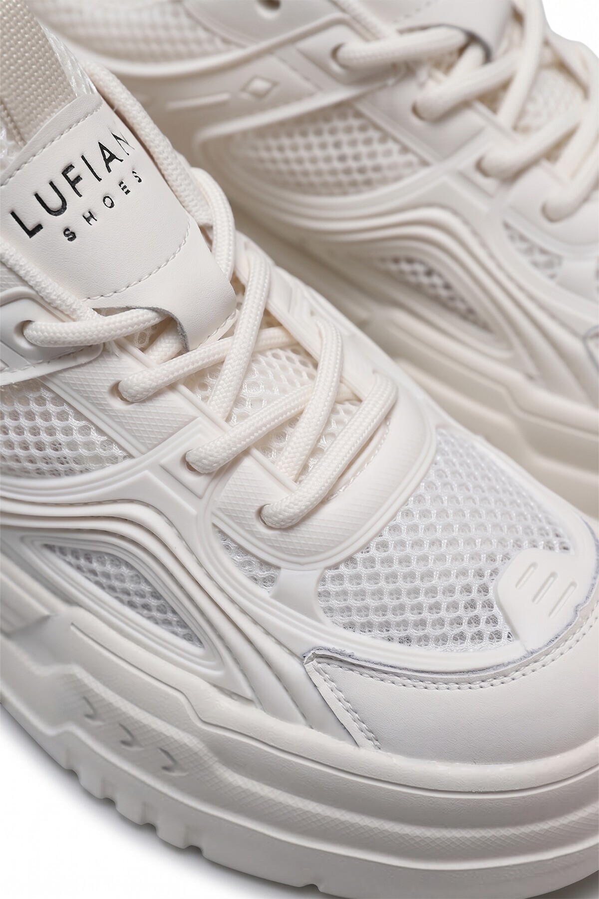 Lufian 121230033 Tomris 25K Kadın Hakiki Deri Klasik Sneaker Beyaz
