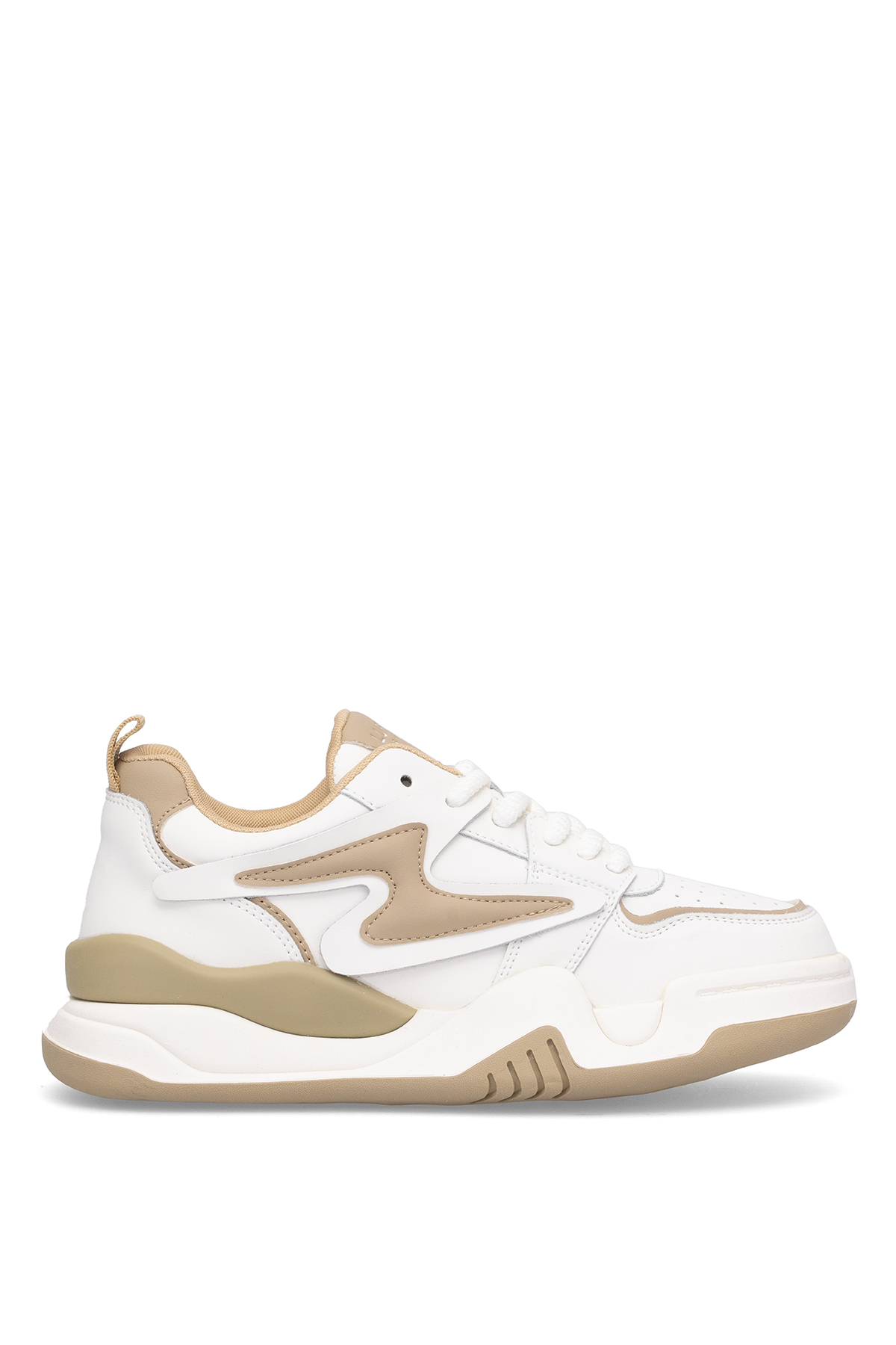 Lufian 121230051 Maya 25K Kadın Hakiki Deri Klasik Sneaker Bej