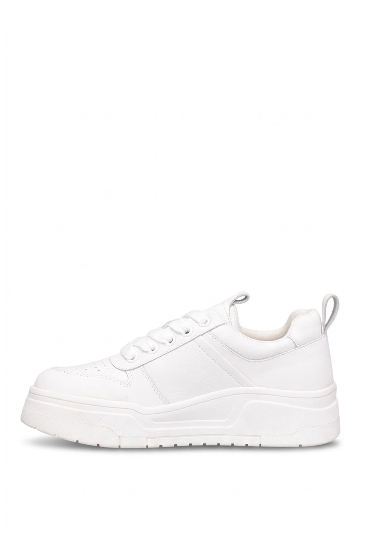 Lufian 121230082 Jennifer Kadın Hakiki Deri Klasik Sneaker Beyaz