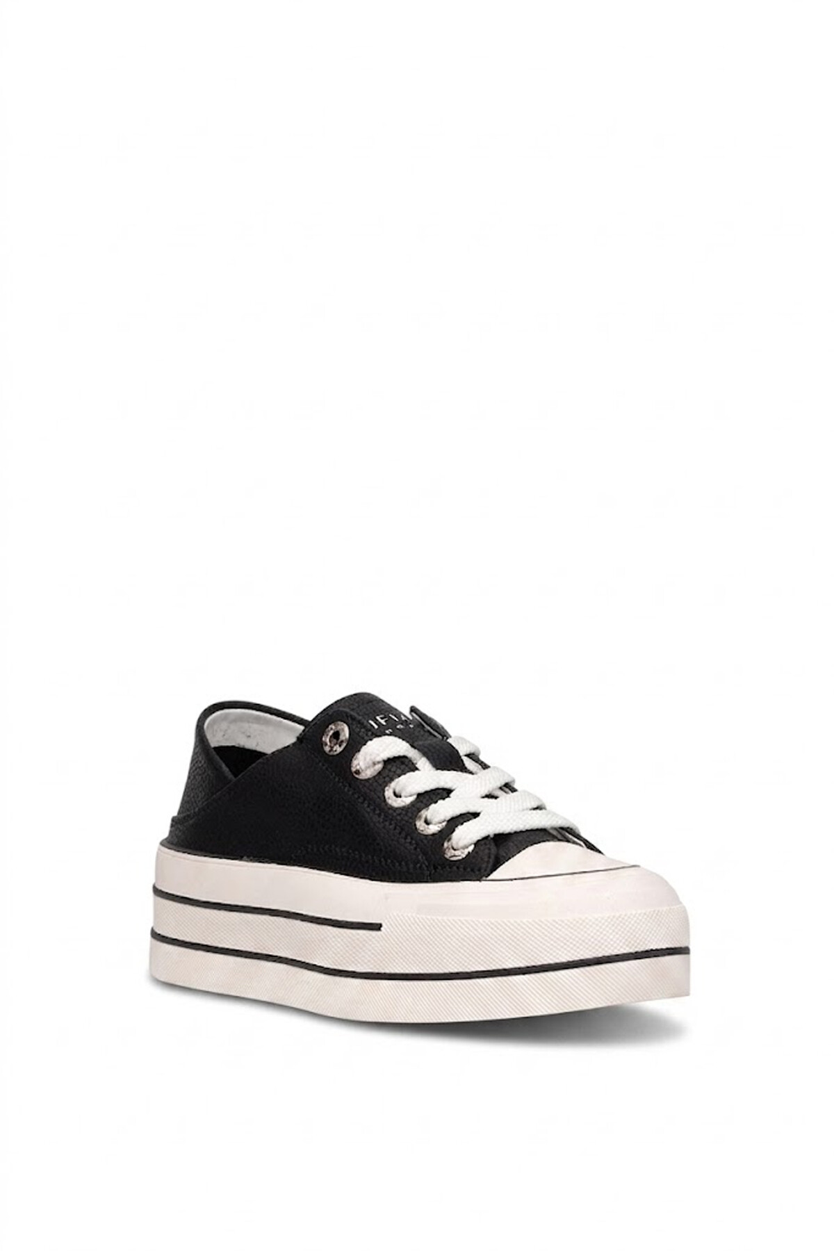 Lufian 121230091 Pamela Kadın Hakiki Deri Klasik Sneaker Siyah