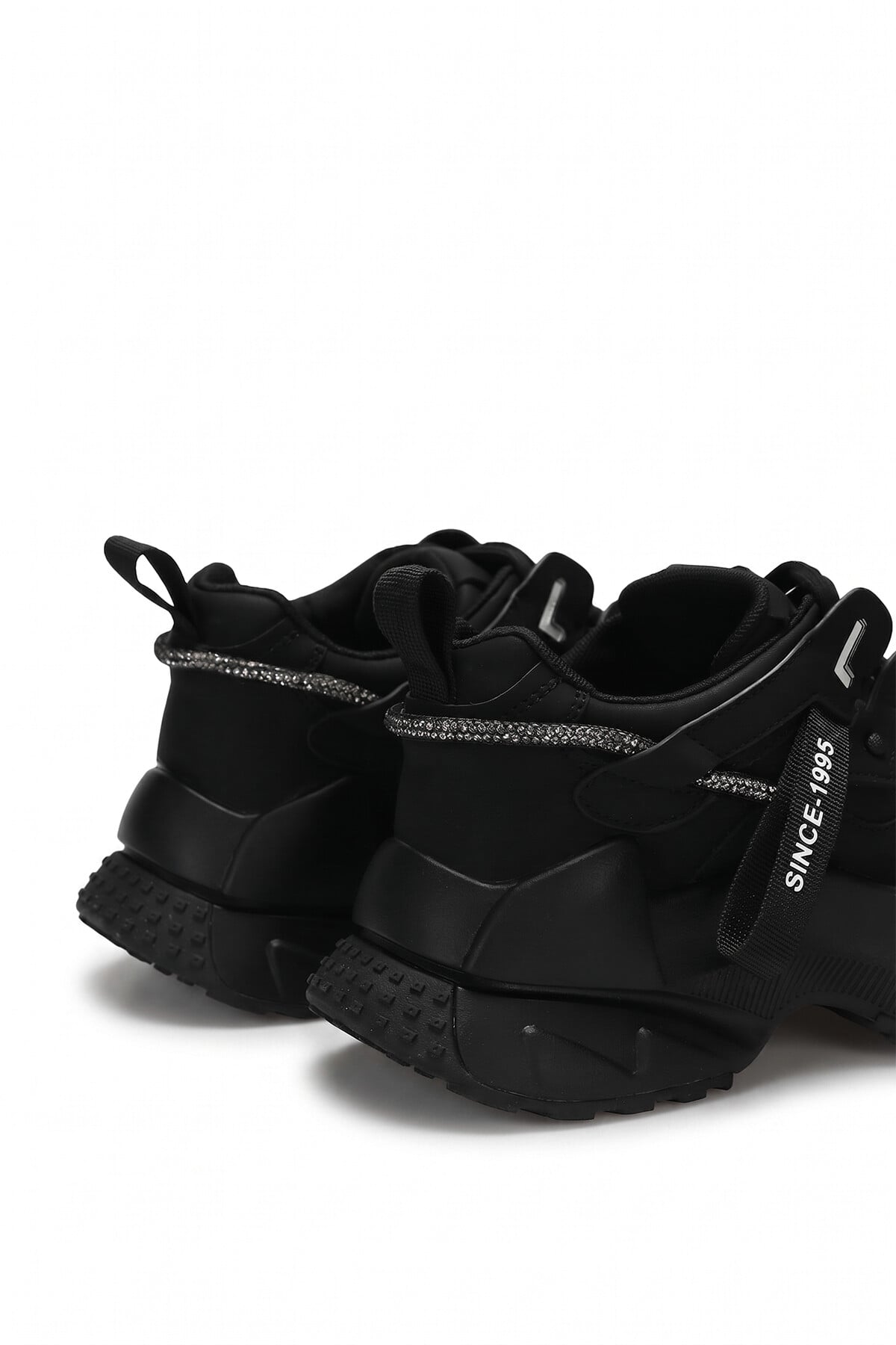 Lufian 122230014 Stormy 25K Kadın Hakiki Deri Klasik Sneaker Siyah