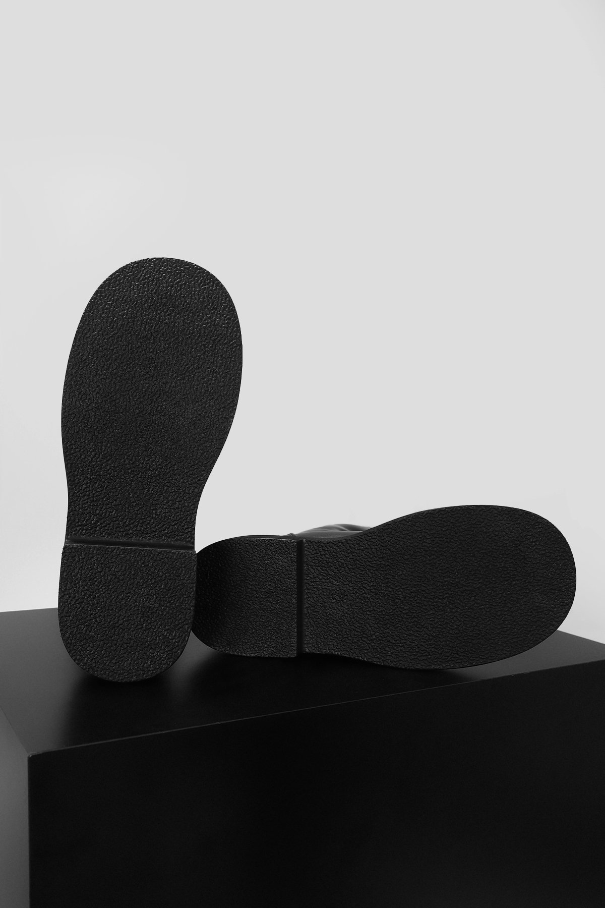 Lufian 122230025 Edna Kadın Düz Çizme Siyah