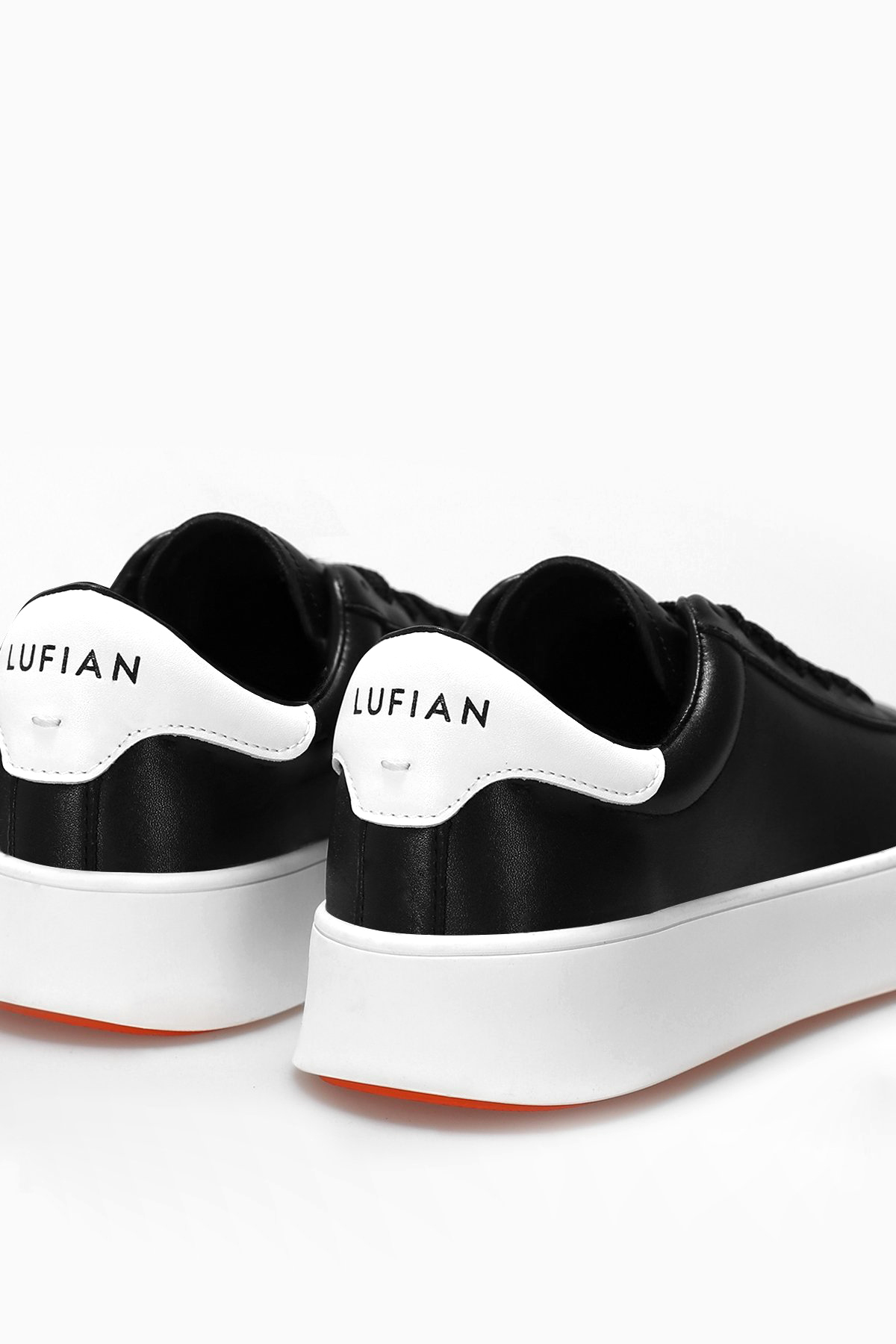 Lufian 122230027 Adel Kadın Hakiki Deri Klasik Sneaker Siyah