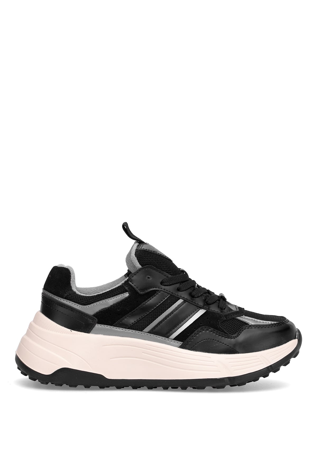 Lufian 122230033 Martina Kadın Hakiki Deri Klasik Sneaker Siyah
