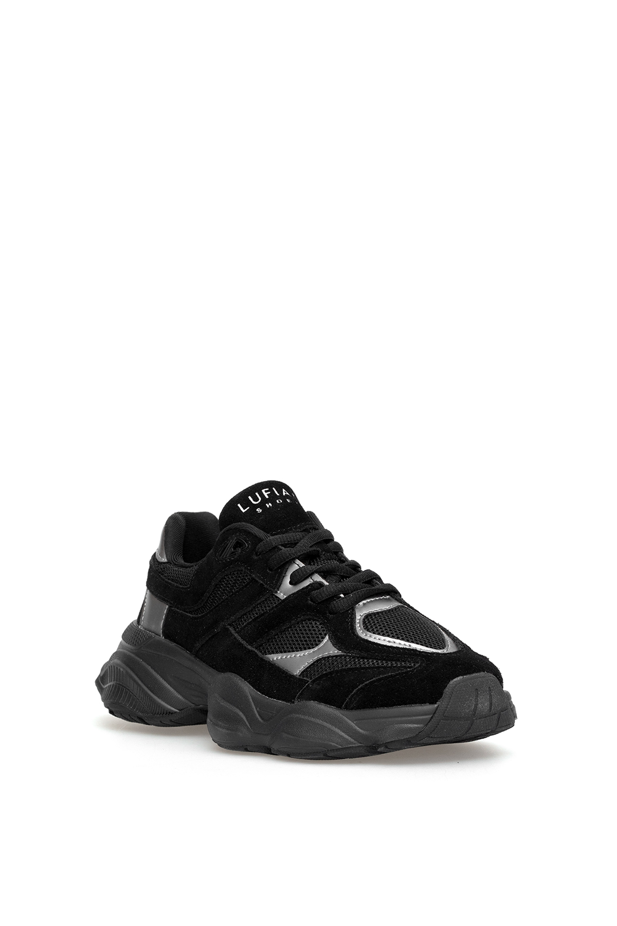 Lufian 122230036 Mery Kadın Hakiki Deri Klasik Sneaker Siyah