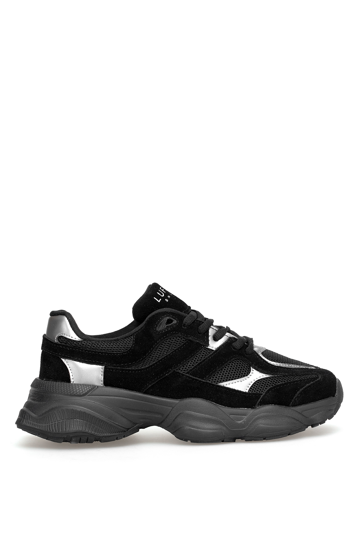 Lufian 122230036 Mery Kadın Hakiki Deri Klasik Sneaker Siyah