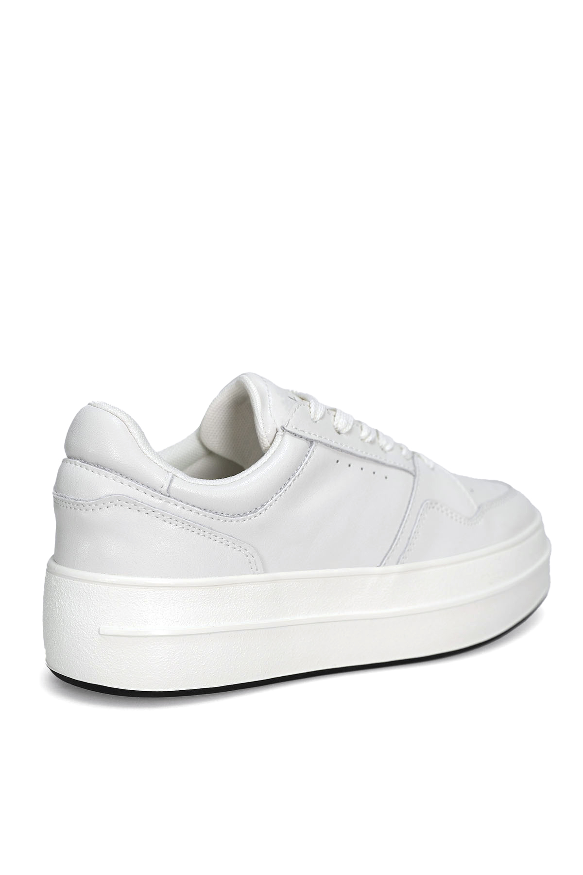 Lufian 122230040 Vanessa Kadın Hakiki Deri Klasik Sneaker Beyaz