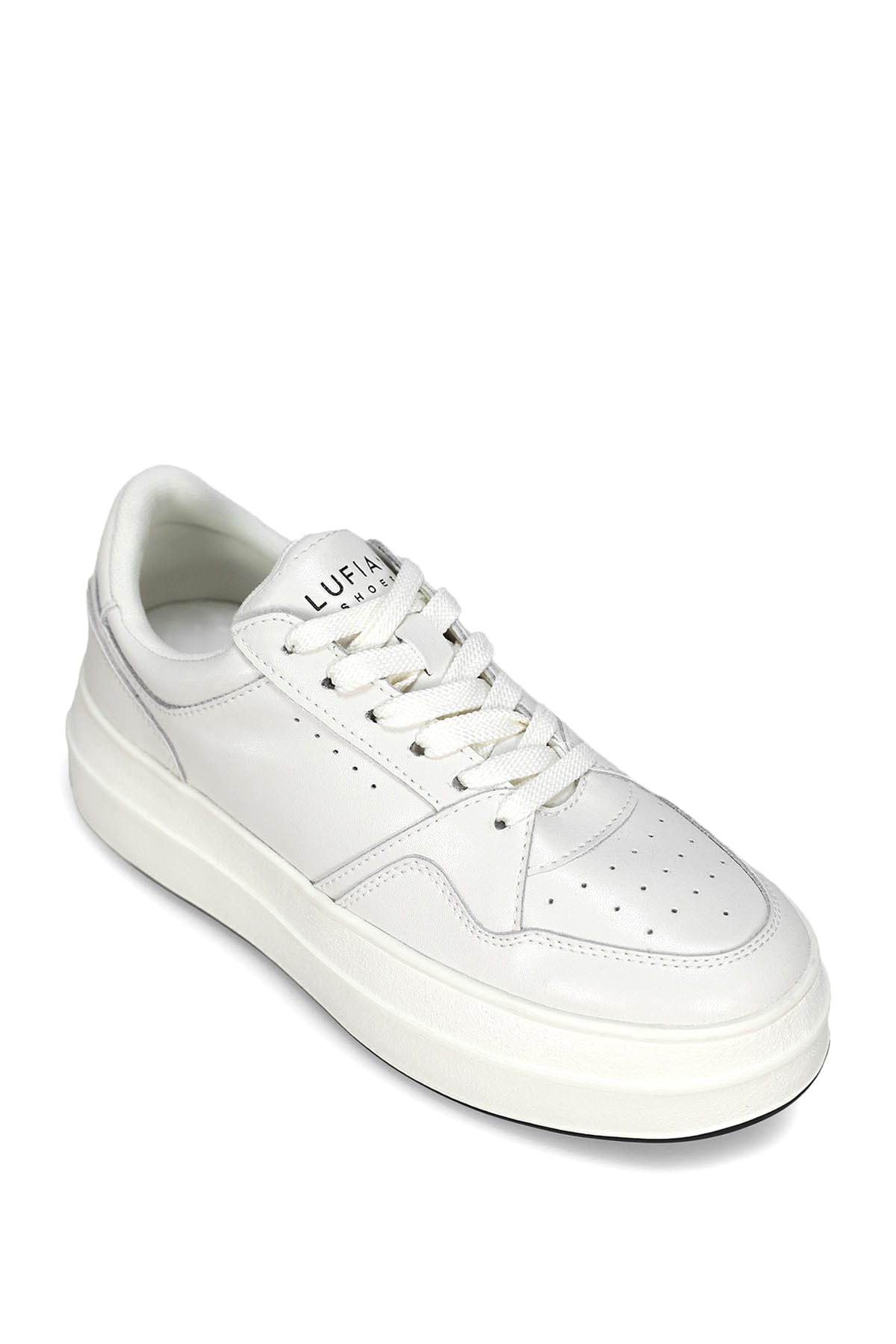 Lufian 122230040 Vanessa Kadın Hakiki Deri Klasik Sneaker Beyaz