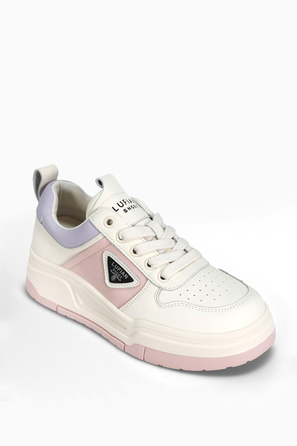 Lufian 122230050 Jennifer Kadın Hakiki Deri Klasik Sneaker Pembe
