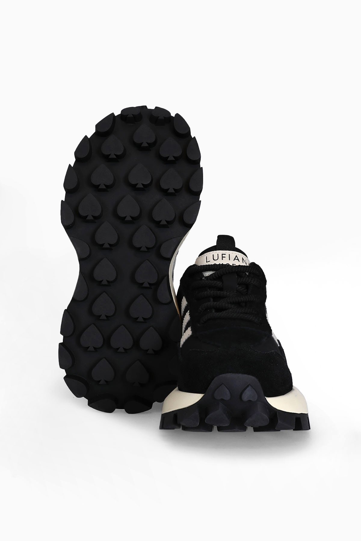 Lufian 122230053 Tatum Kadın Hakiki Deri Klasik Sneaker Siyah