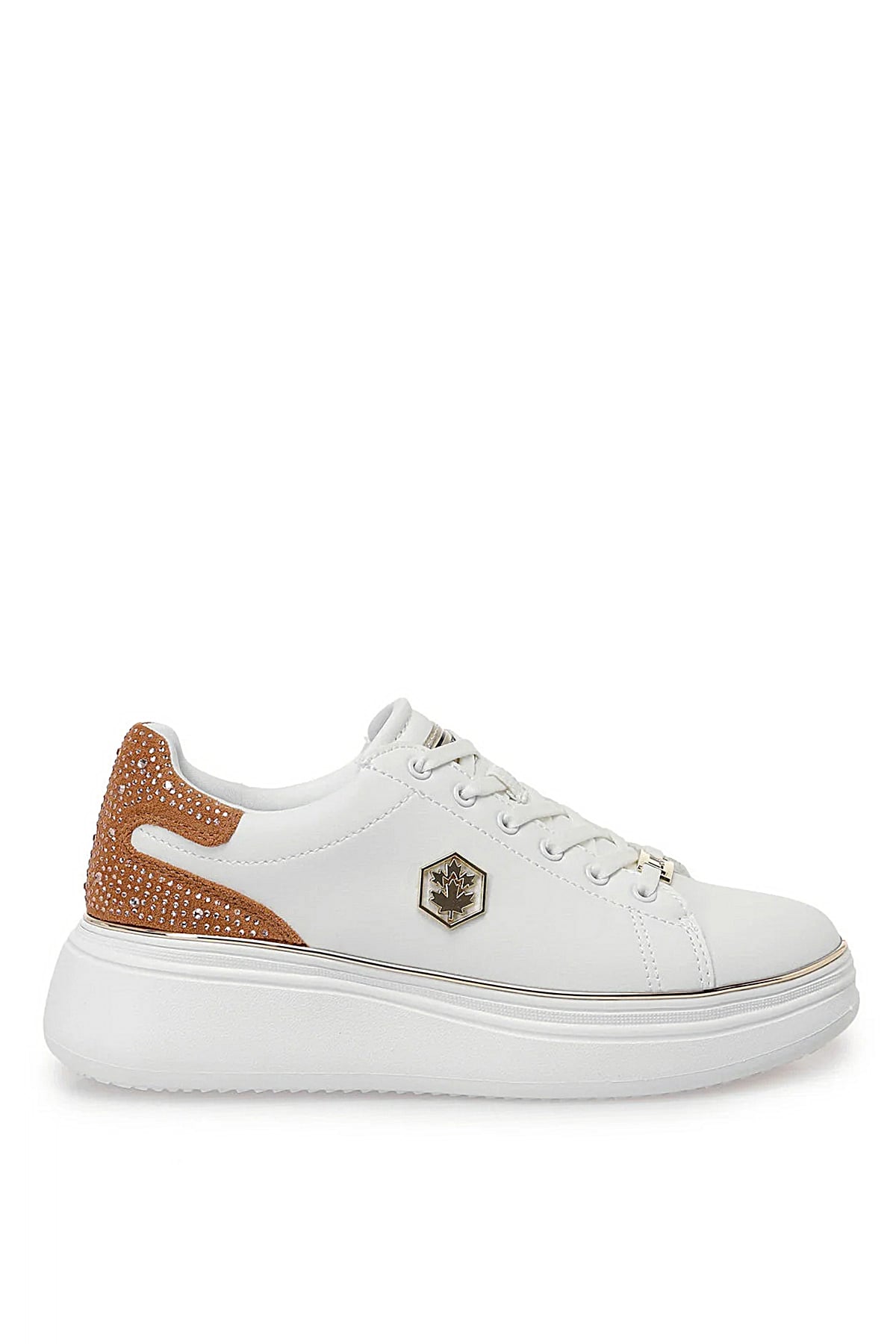Lumberjack A102030762 5W Guerice 5PR Kadın Klasik Sneaker Beyaz