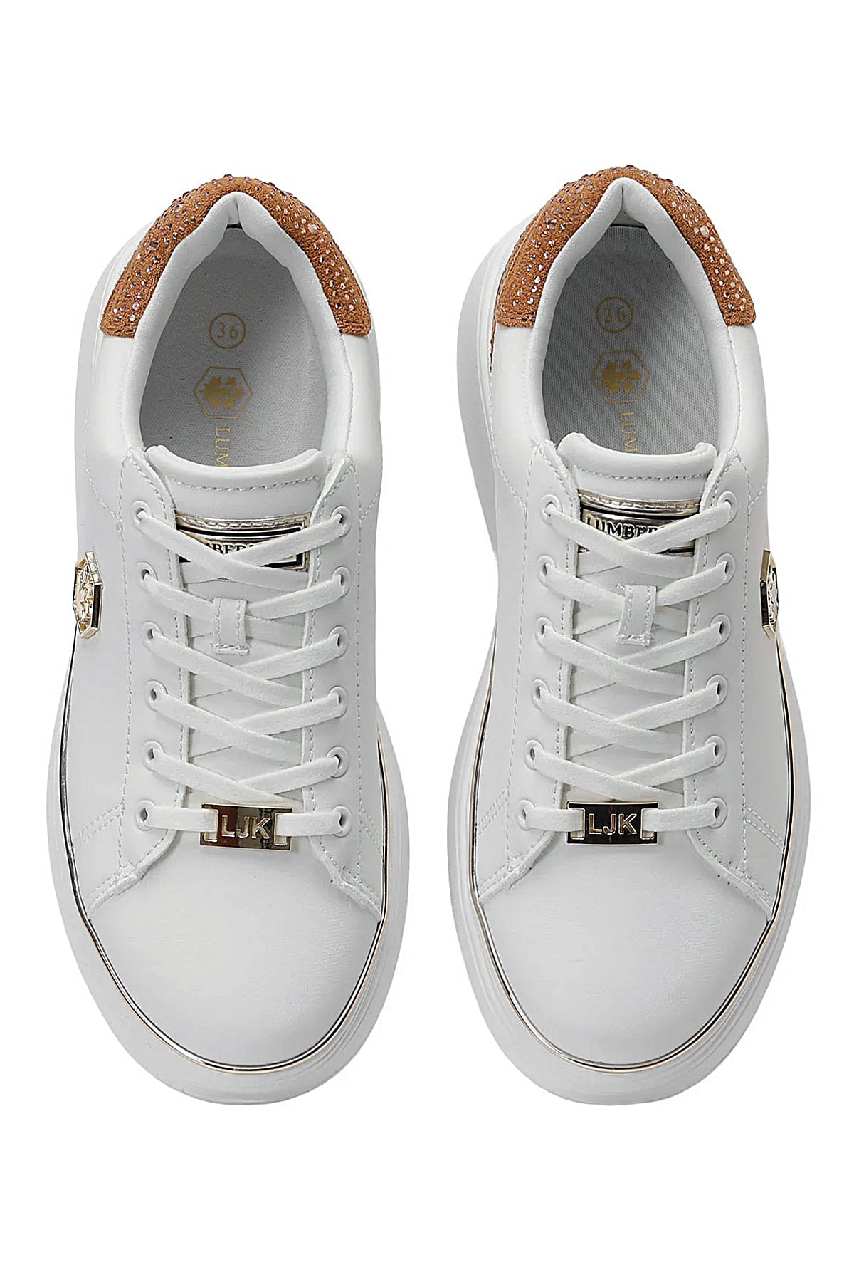 Lumberjack A102030762 5W Guerice 5PR Kadın Klasik Sneaker Beyaz