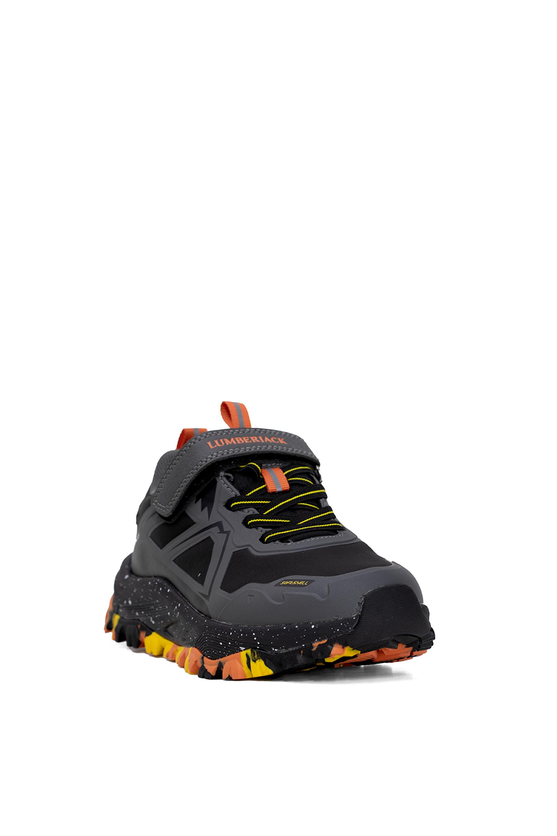 Lumberjack 101886990 4W Dallas JR 4PR Filet Erkek Çocuk Outdoor Ayakkabı Siyah - Turuncu