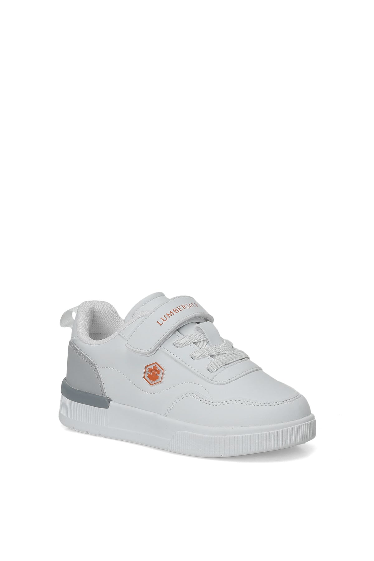 Lumberjack 102697157 6W Rich JR 6PR Filet Erkek Çocuk Klasik Sneaker Beyaz - Turuncu