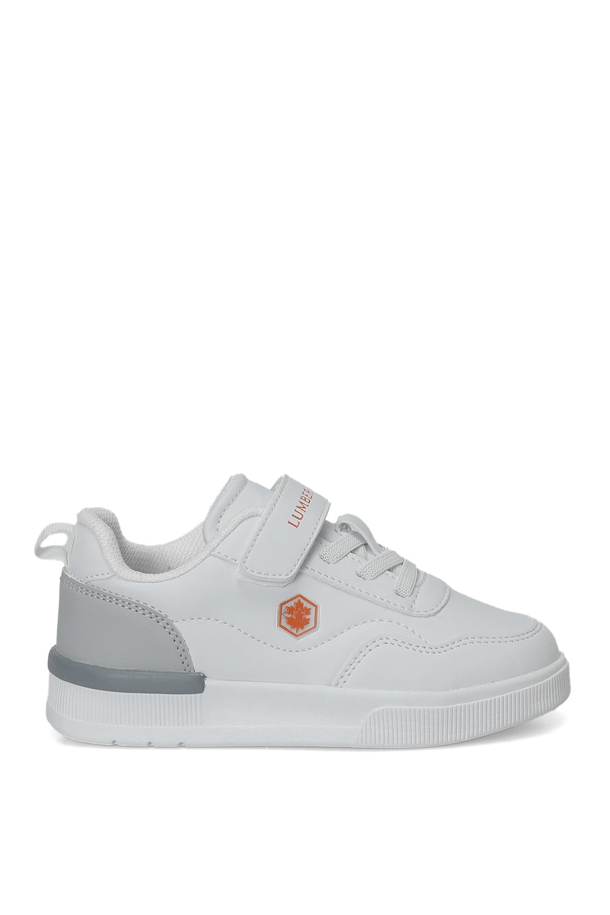 Lumberjack 102697157 6W Rich JR 6PR Filet Erkek Çocuk Klasik Sneaker Beyaz - Turuncu