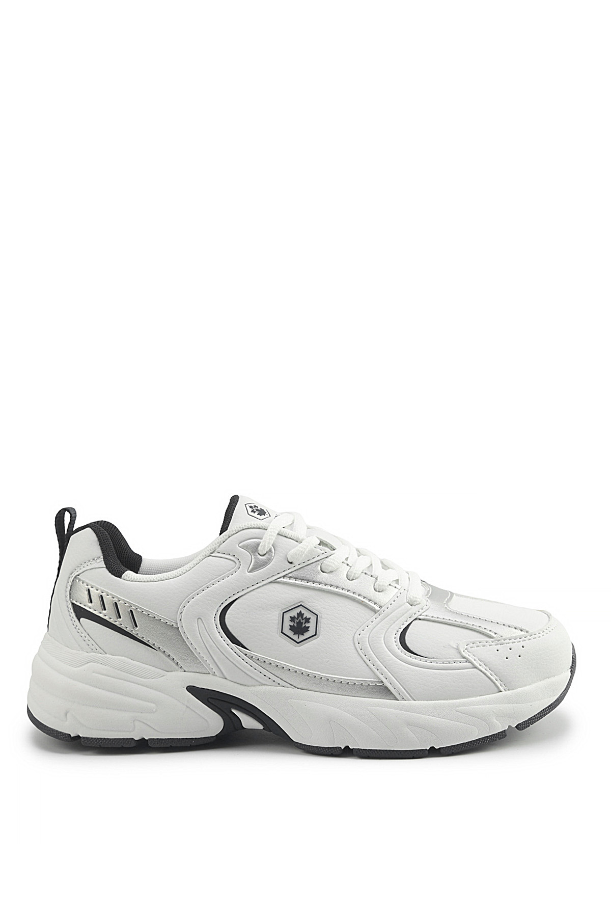 Lumberjack A102015968 5W Pol Wmn Pu 5PR Kadın Klasik Sneaker Beyaz - Lacivert