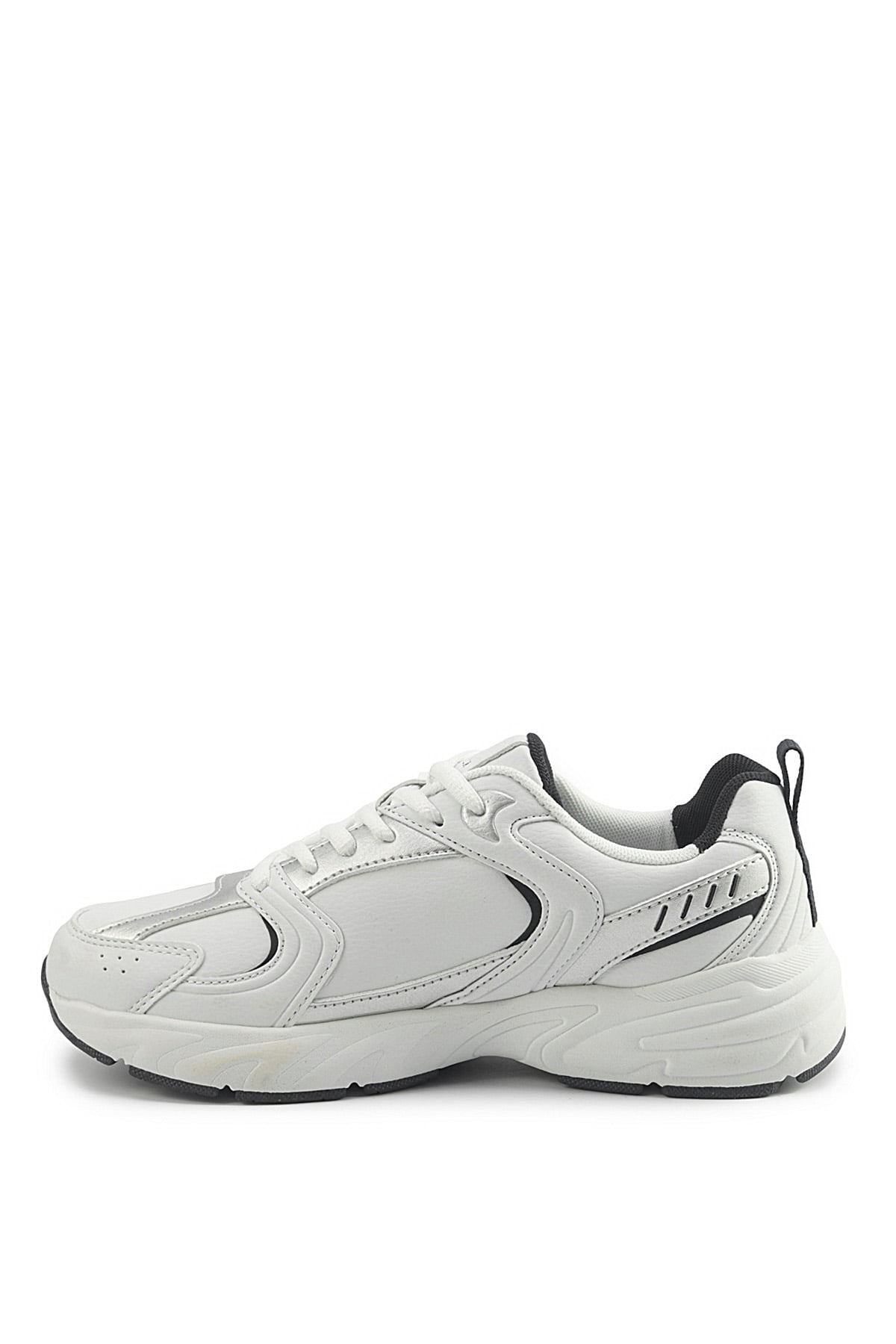 Lumberjack A102015968 5W Pol Wmn Pu 5PR Kadın Klasik Sneaker Beyaz - Lacivert