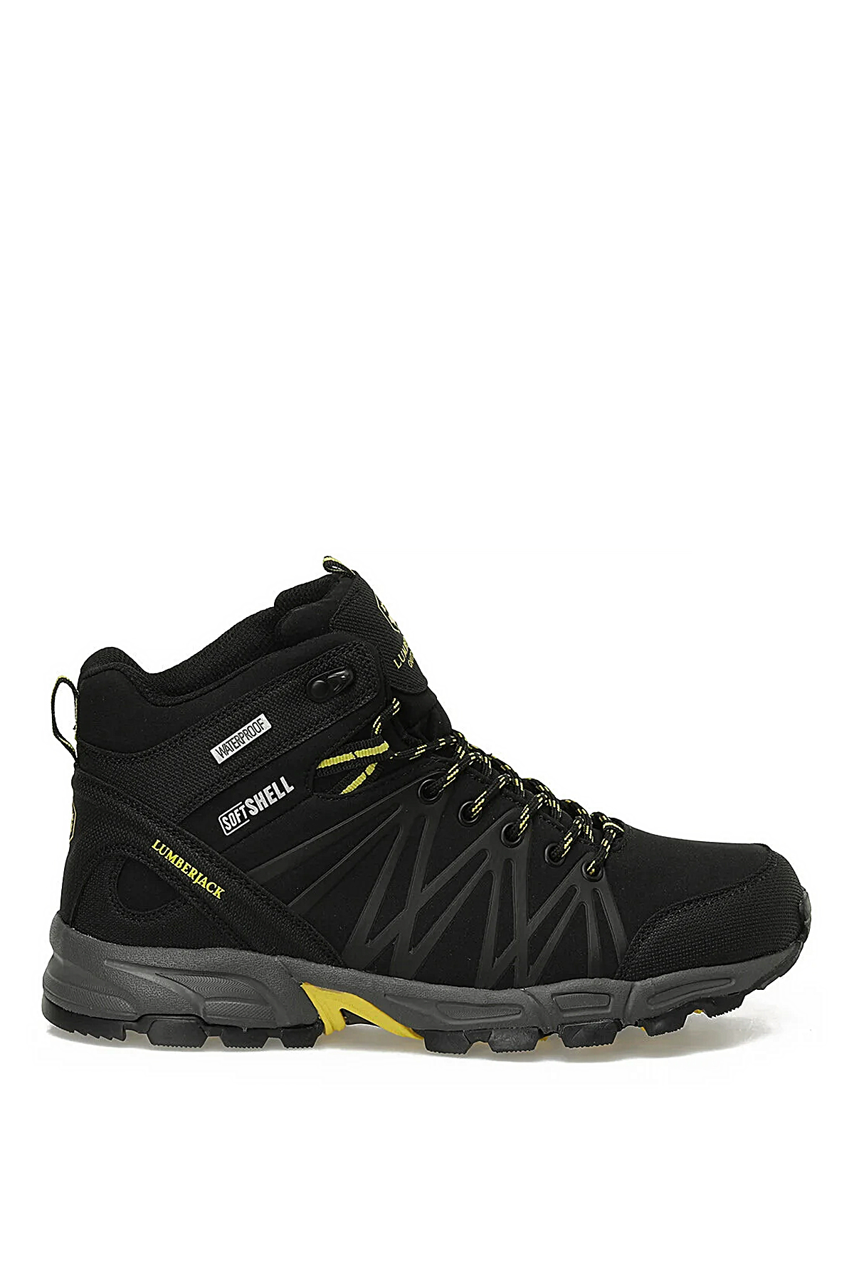 Lumberjack A102019272 5W Shell Hi 5PR Erkek Outdoor Bot Siyah - Sarı