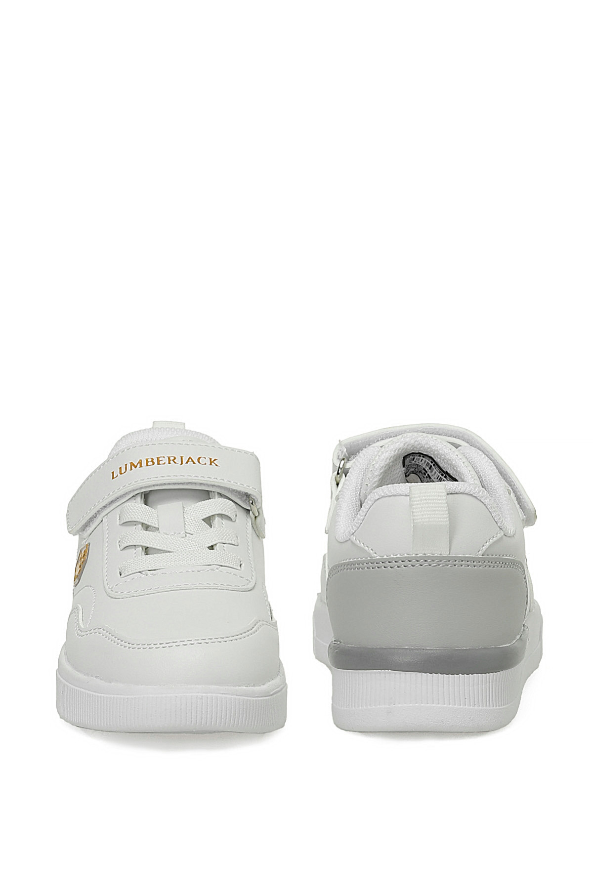 Lumberjack A102021758 5W Rich JR Erkek Çocuk Klasik Sneaker Beyaz - Turuncu