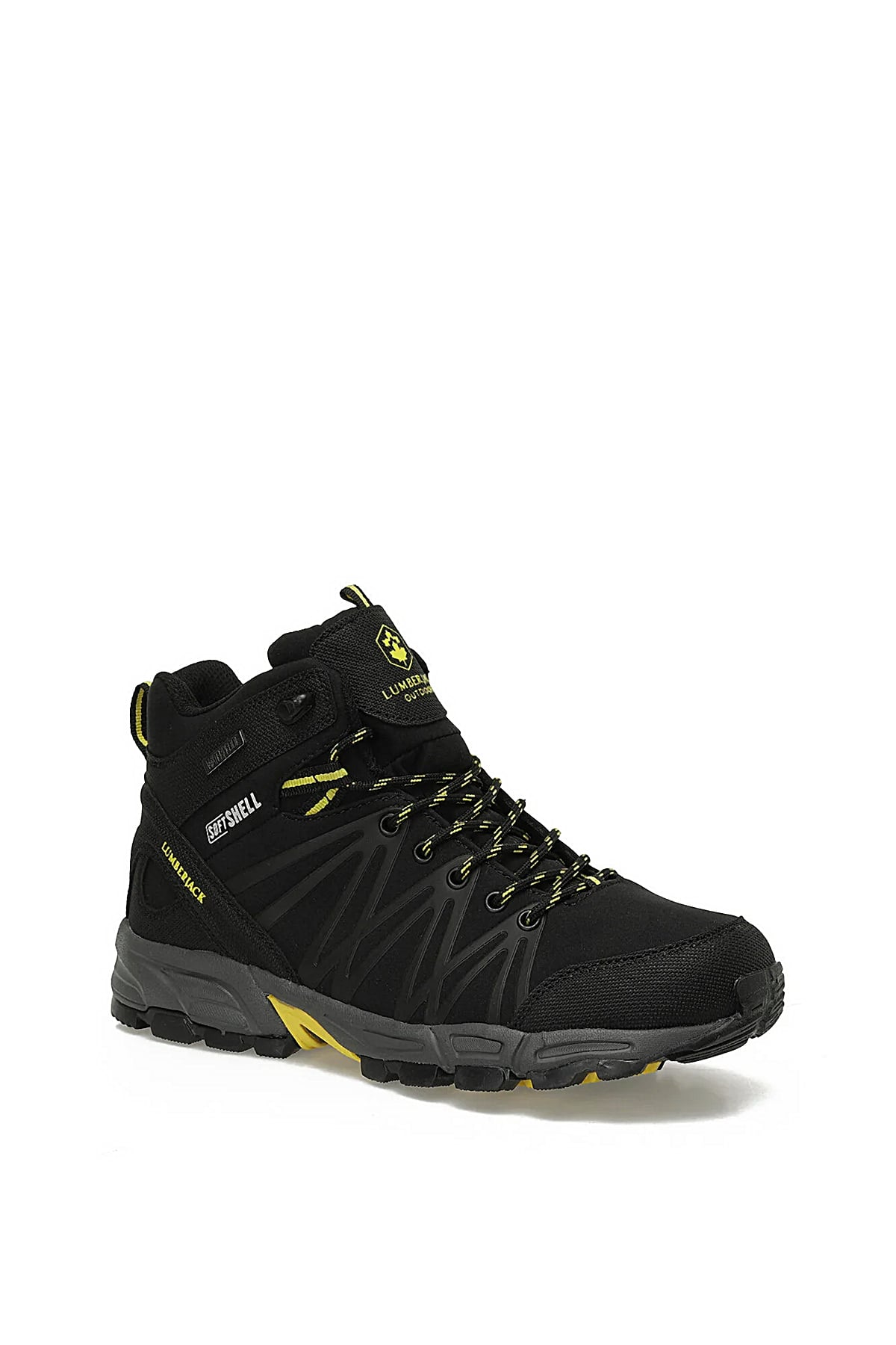 Lumberjack A102031773 5W Shell Hi G 5PR Garson Erkek Outdoor Bot Siyah - Sarı