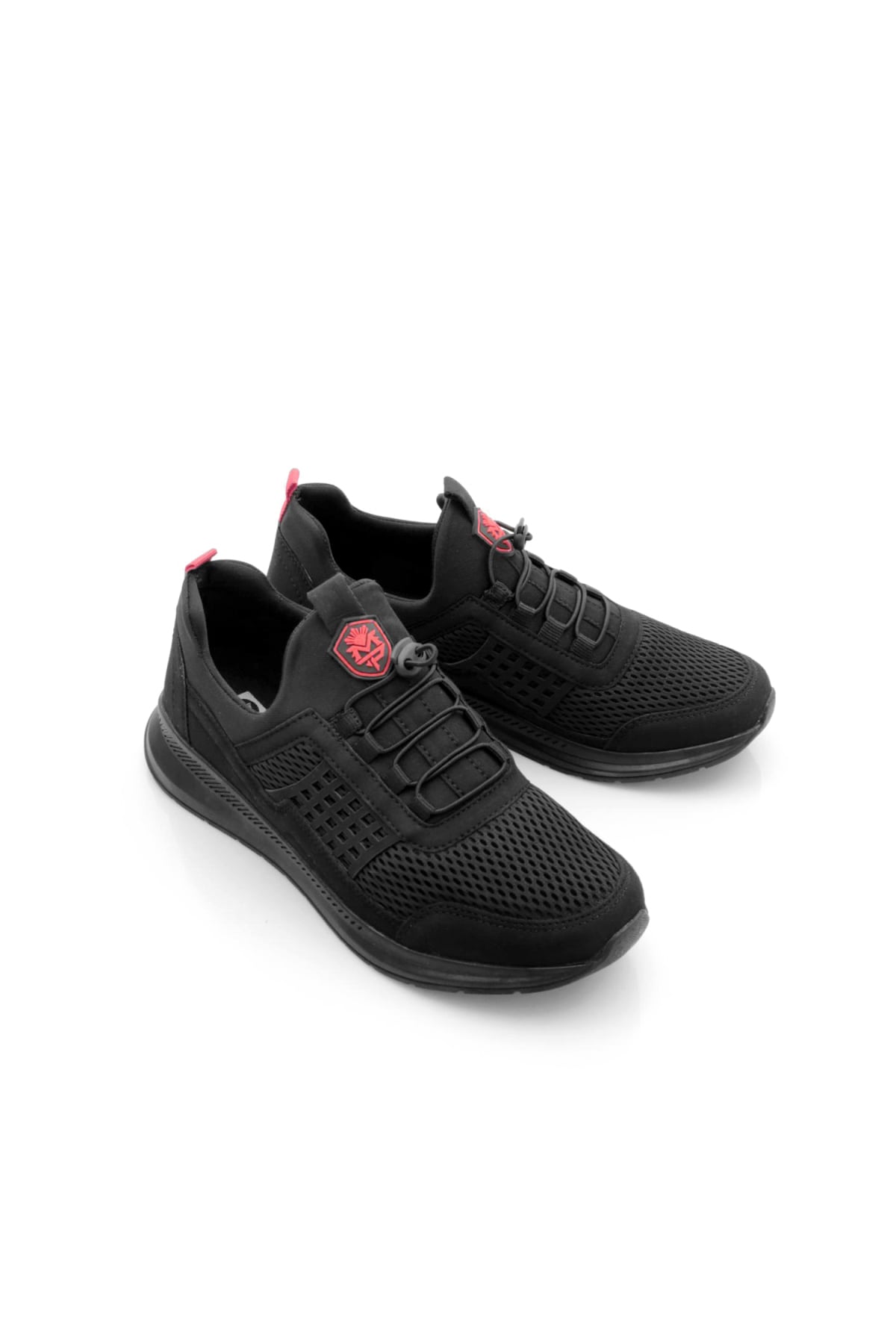 M.P 261-1064MR Erkek Yürüyüş Ayakkabısı Siyah - Kırmızı