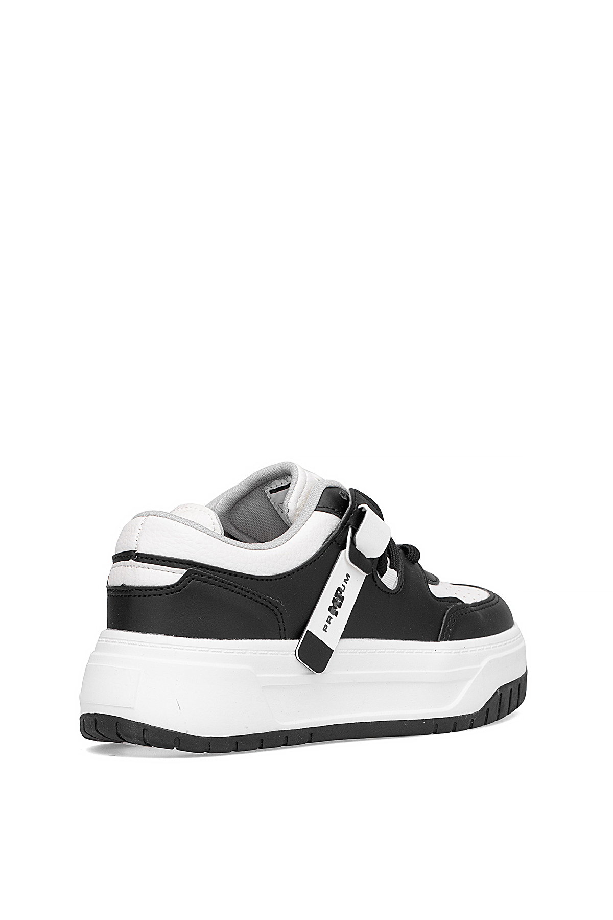 M.P 252-6125ZN Kadın Klasik Sneaker Siyah - Beyaz