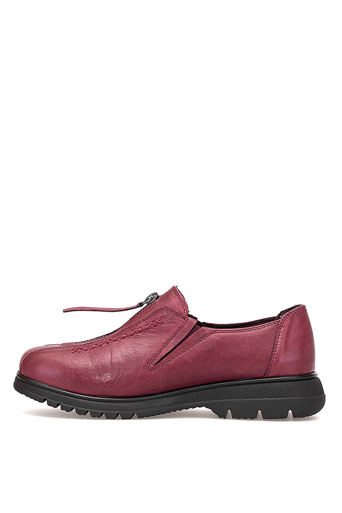 Mammamia D25KA-845 Kadın Hakiki Deri Casual Ayakkabı Bordo
