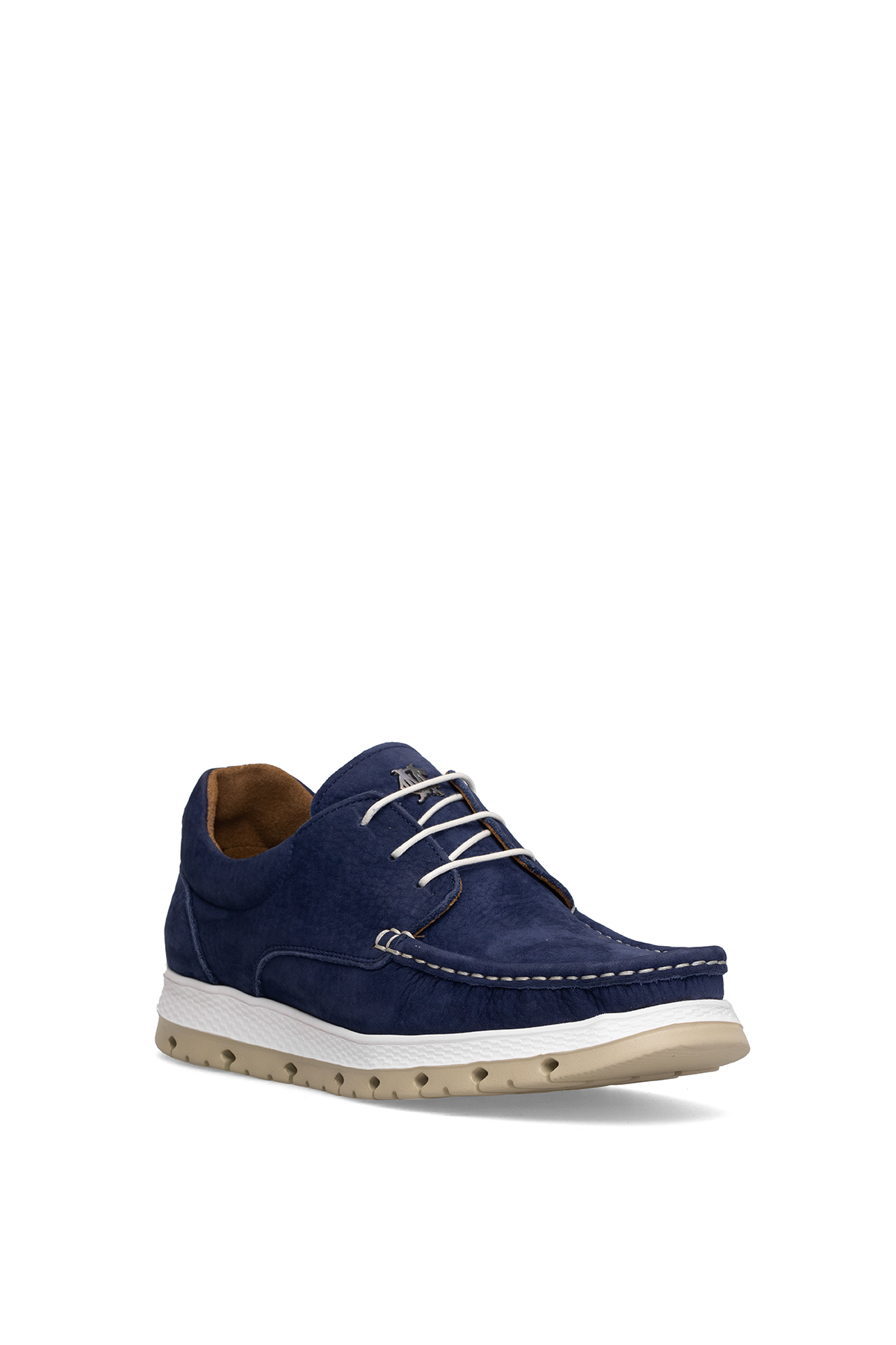 Marcomen 152-19601 Erkek Hakiki Deri Casual Ayakkabı Lacivert