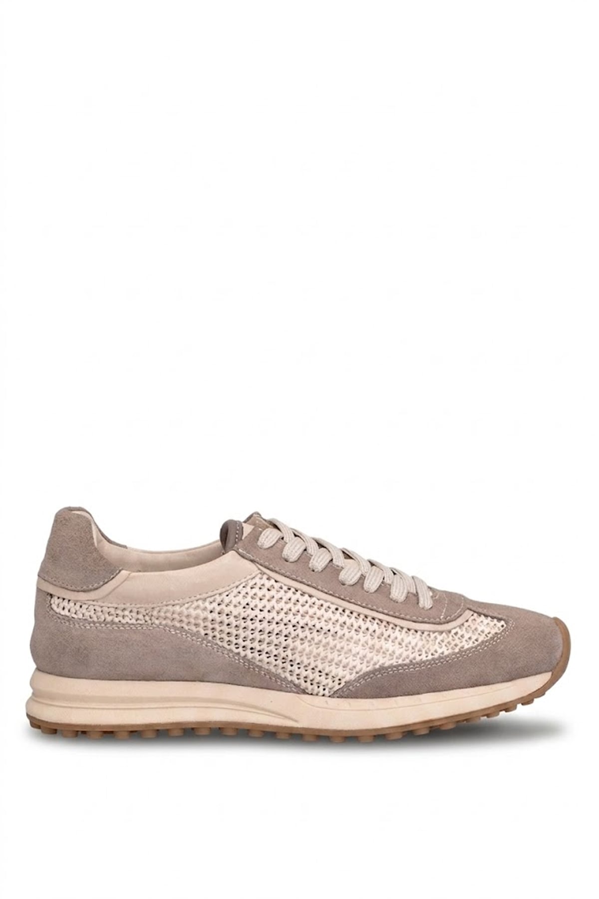 Marcomen 152-23270 Erkek Hakiki Deri Klasik Sneaker Bej