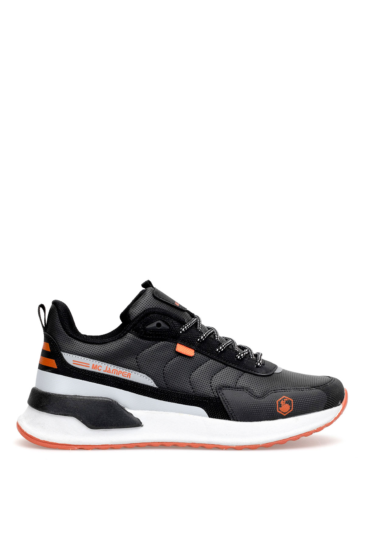 Mc Jamper 2019 Erkek Klasik Sneaker Siyah - Turuncu