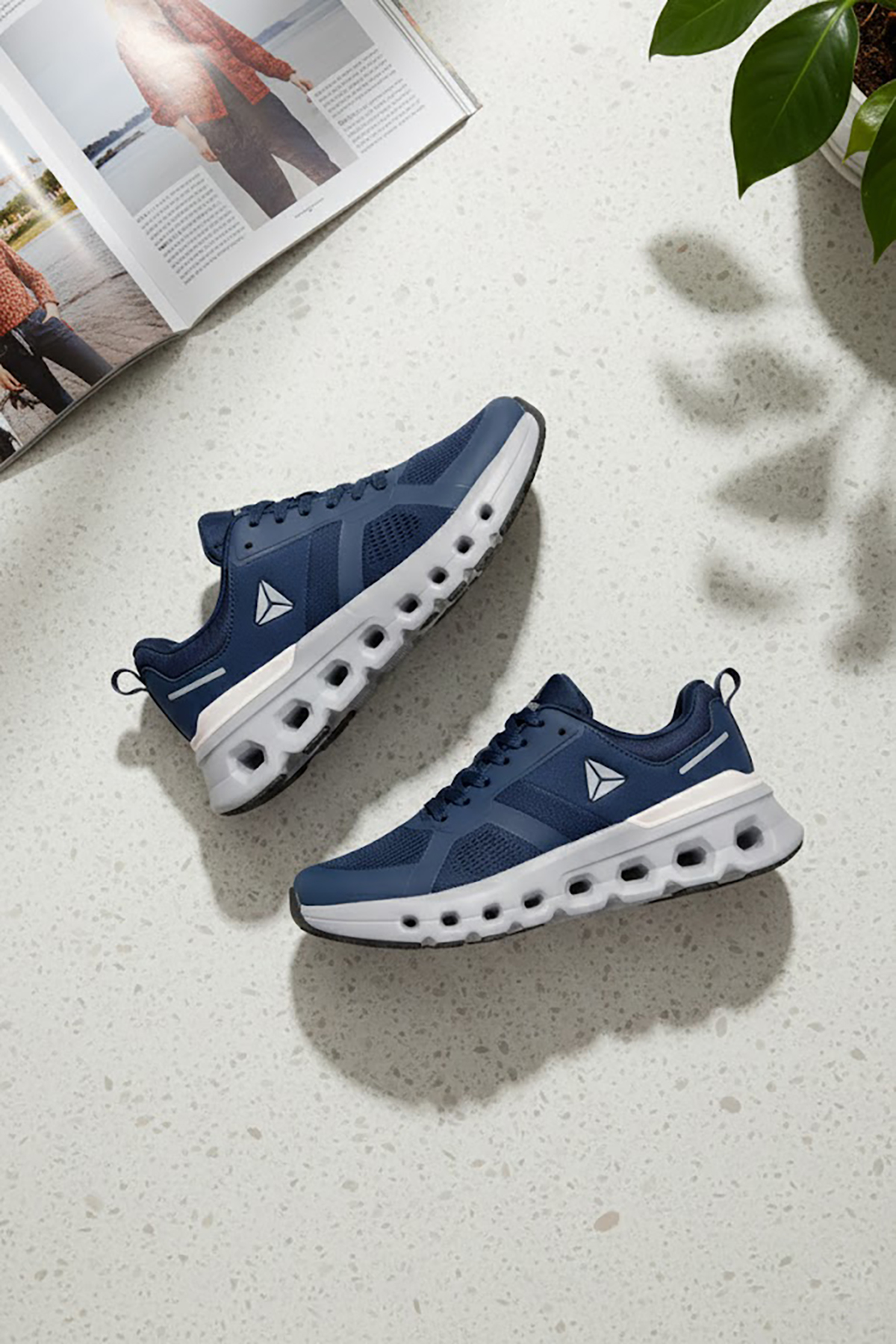 Mc Jamper ASMCJ5006 Erkek Memory Foam Ortopedik Sneaker Lacivert - Gri