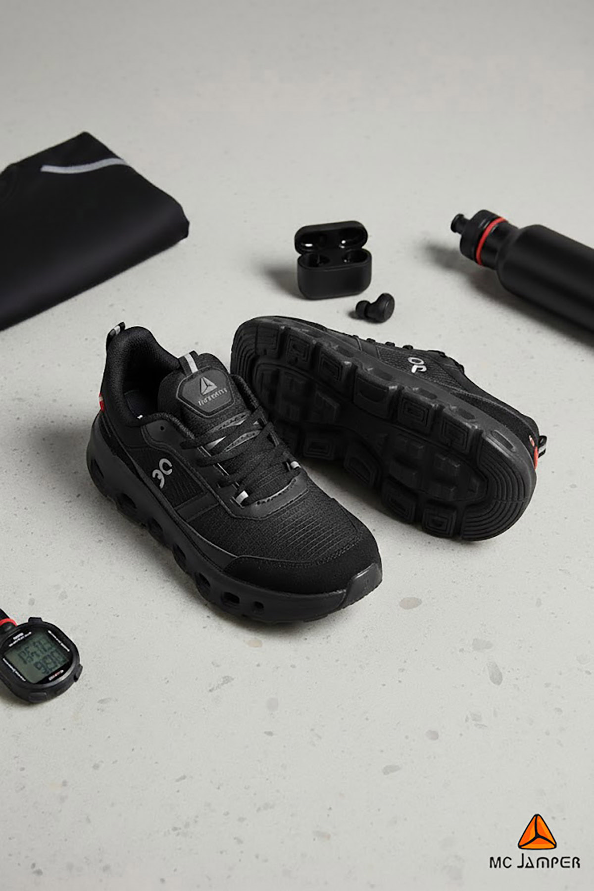 Mc Jamper Erkek Memory Foam Ortopedik Sneaker Siyah