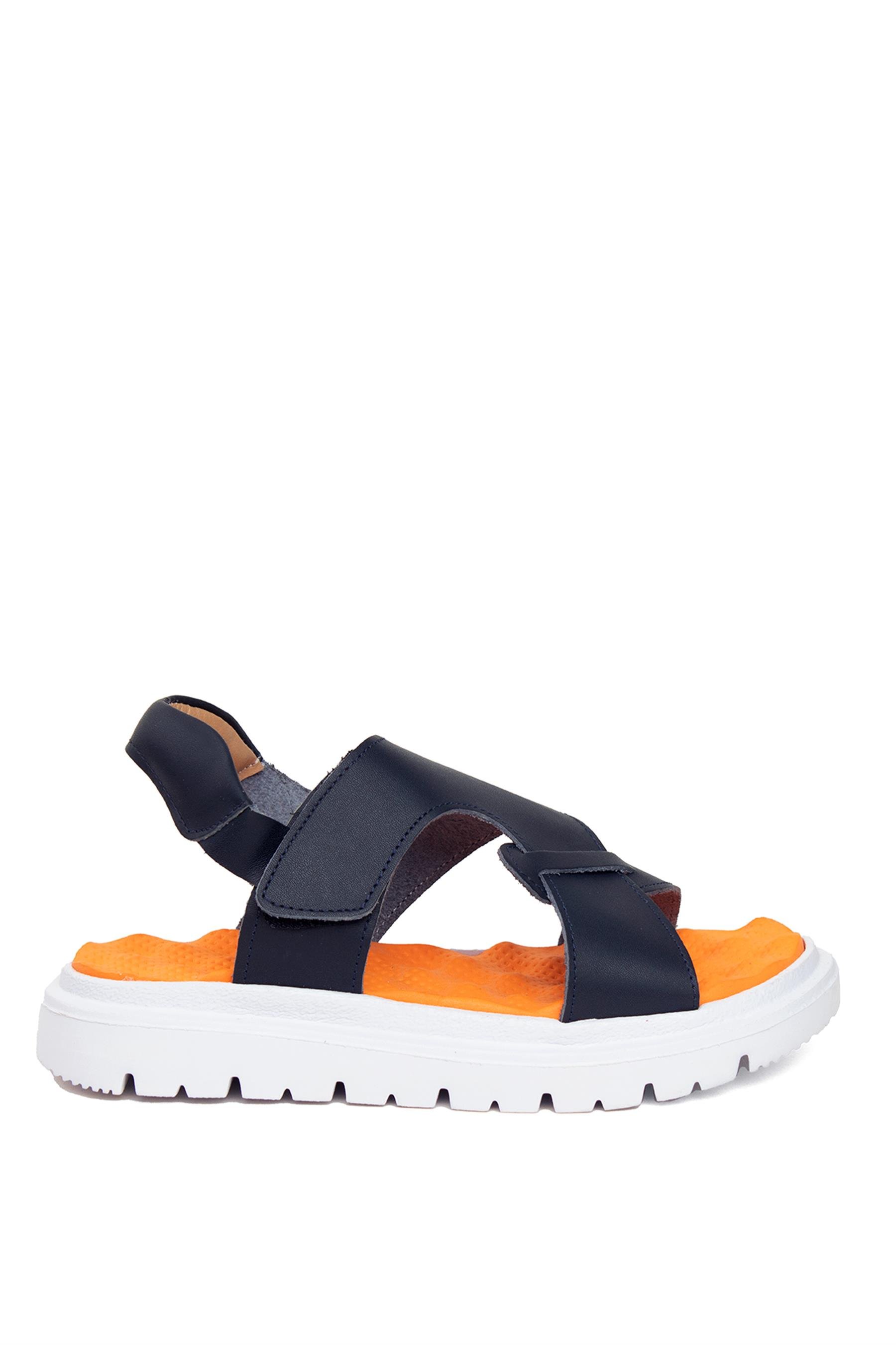 Minican S F 2281C Filet Erkek Çocuk Hakiki Deri Dü Lacivert