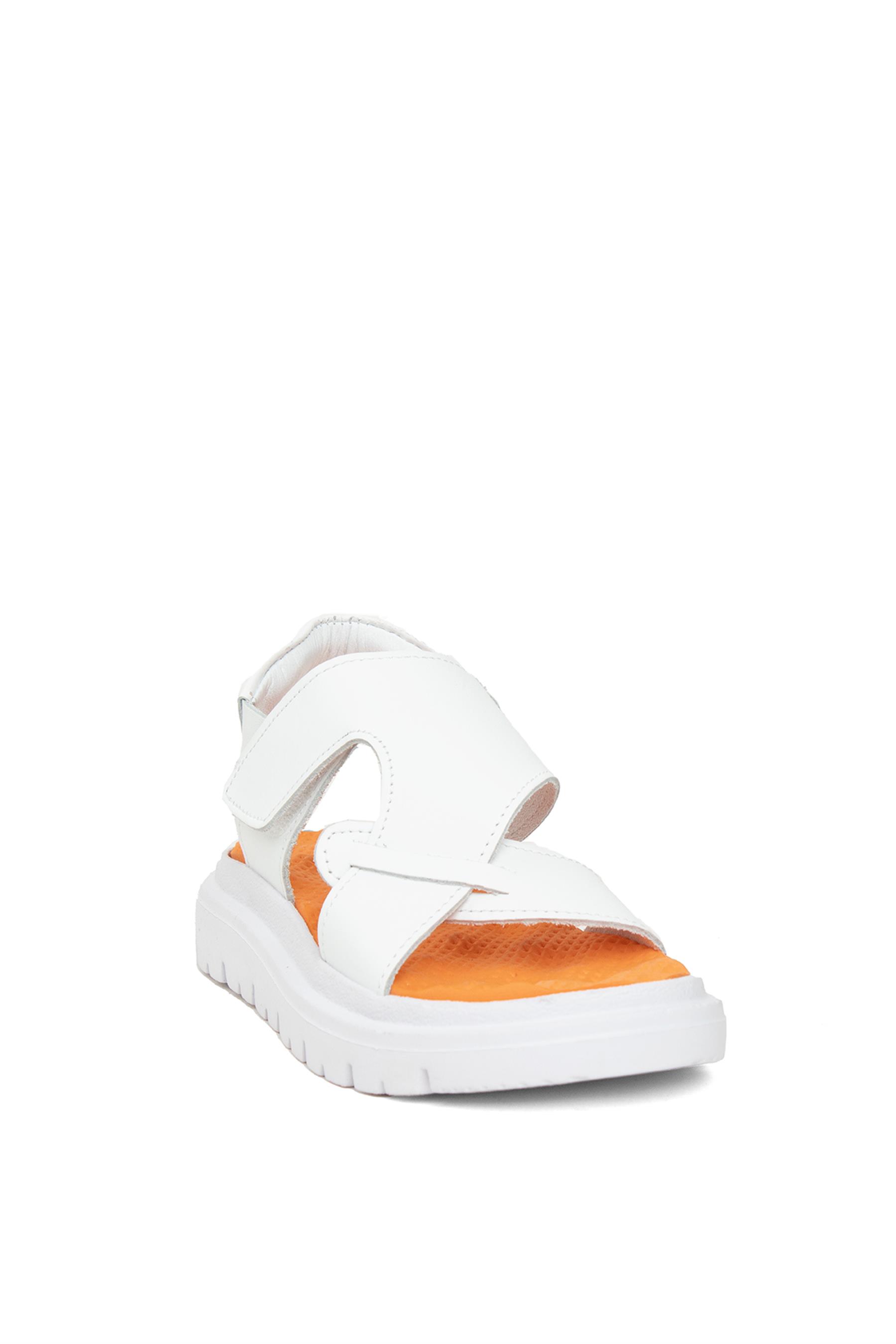 Minican S F 2281C Patik Erkek Çocuk Hakiki Deri Dü Beyaz