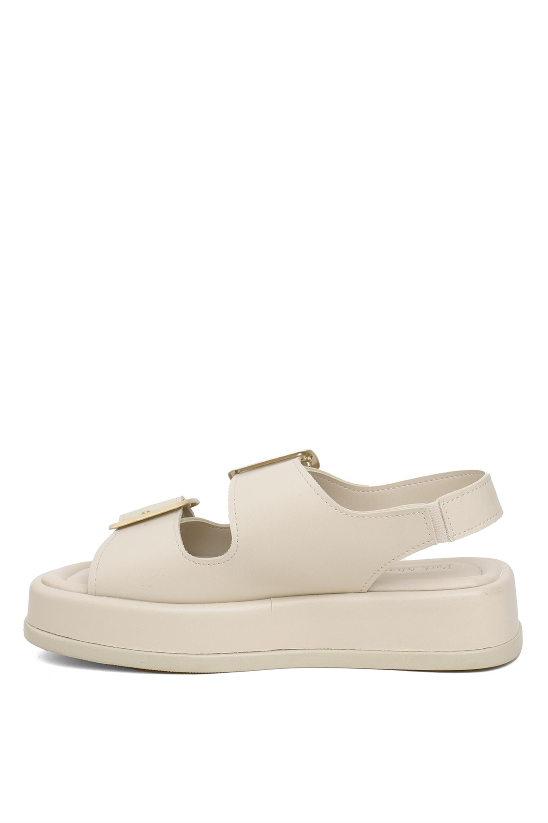 Miss Park Moda PM183 K793 Kadın Düz Sandalet Bej