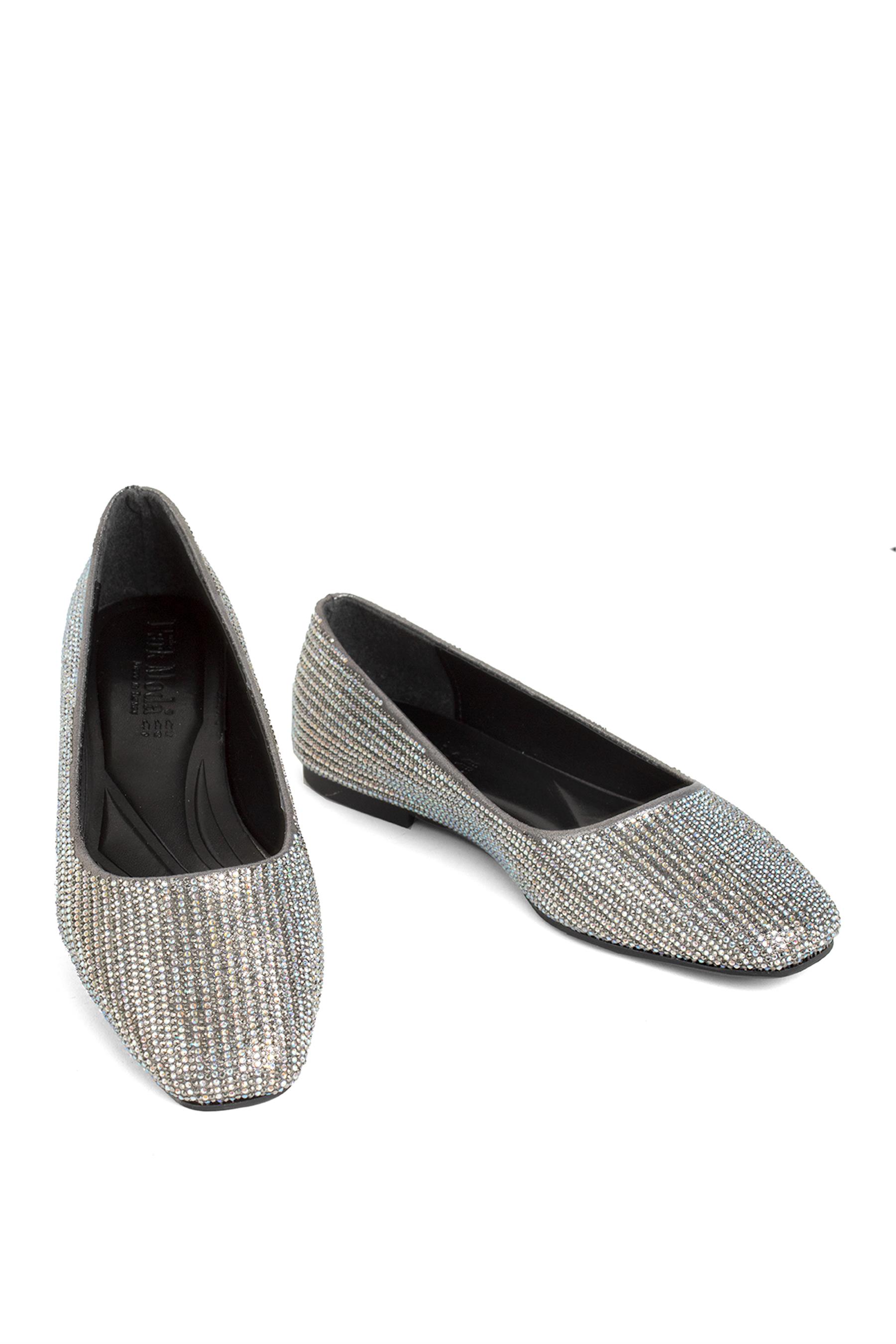 Miss Park Moda PM38 K2031 Kadın Babet Platin
