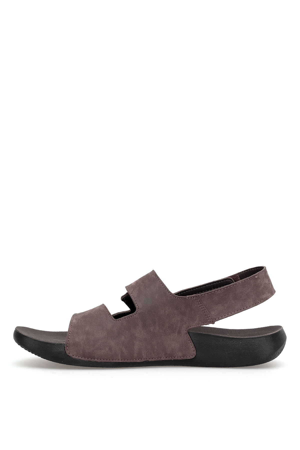 Muya 31406-3095-26Y Avada Erkek Ortopedik Düz Sandalet Kahverengi