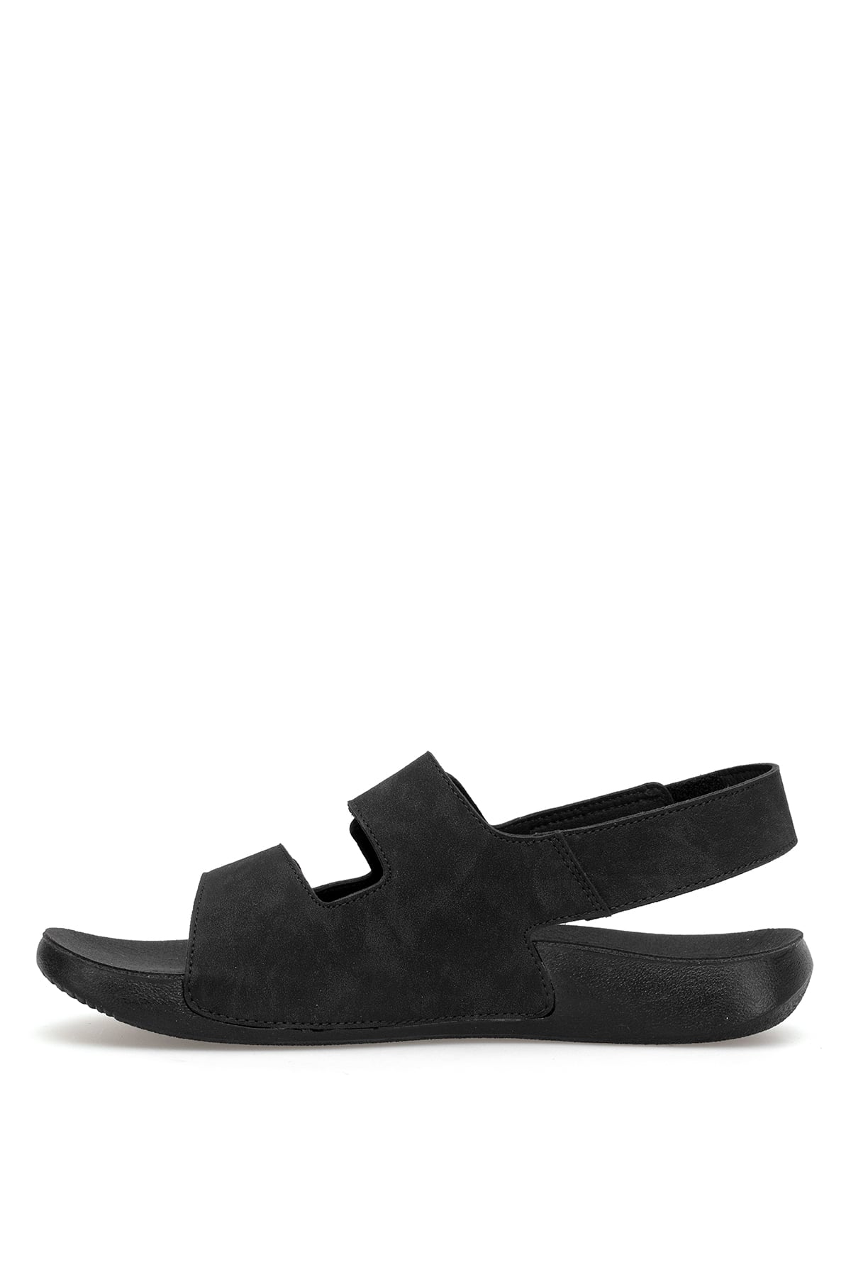 Muya 31406-3095-26Y Avada Erkek Ortopedik Düz Sandalet Siyah