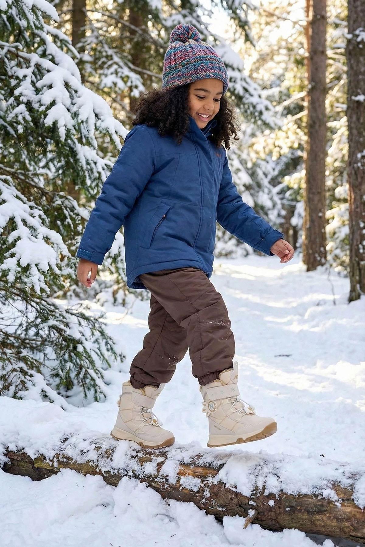 Ndrops YSEYL014 Kız Çocuk Kar Botu Bej