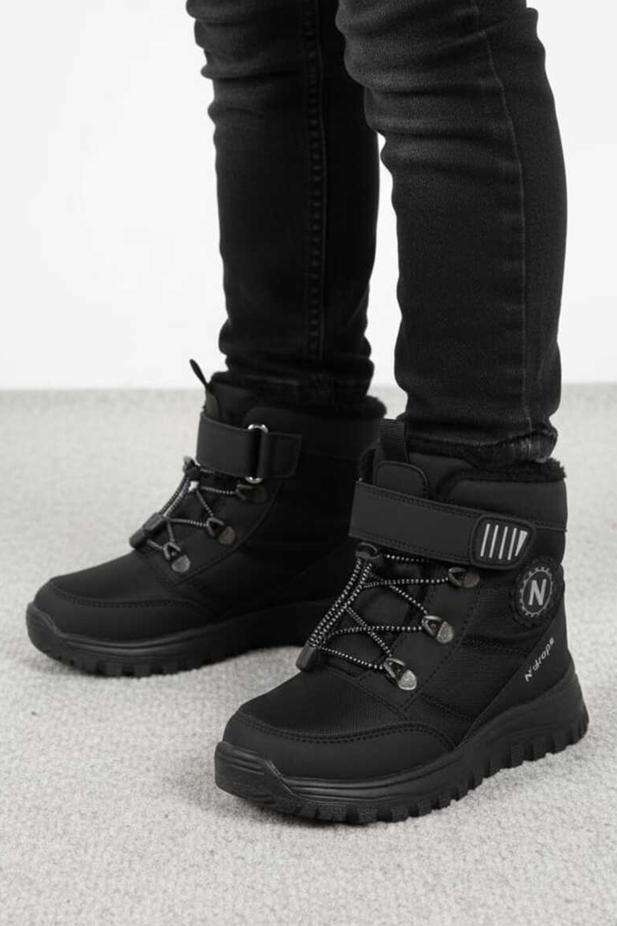 Ndrops YSEYL015 Çocuk Kar Botu Siyah