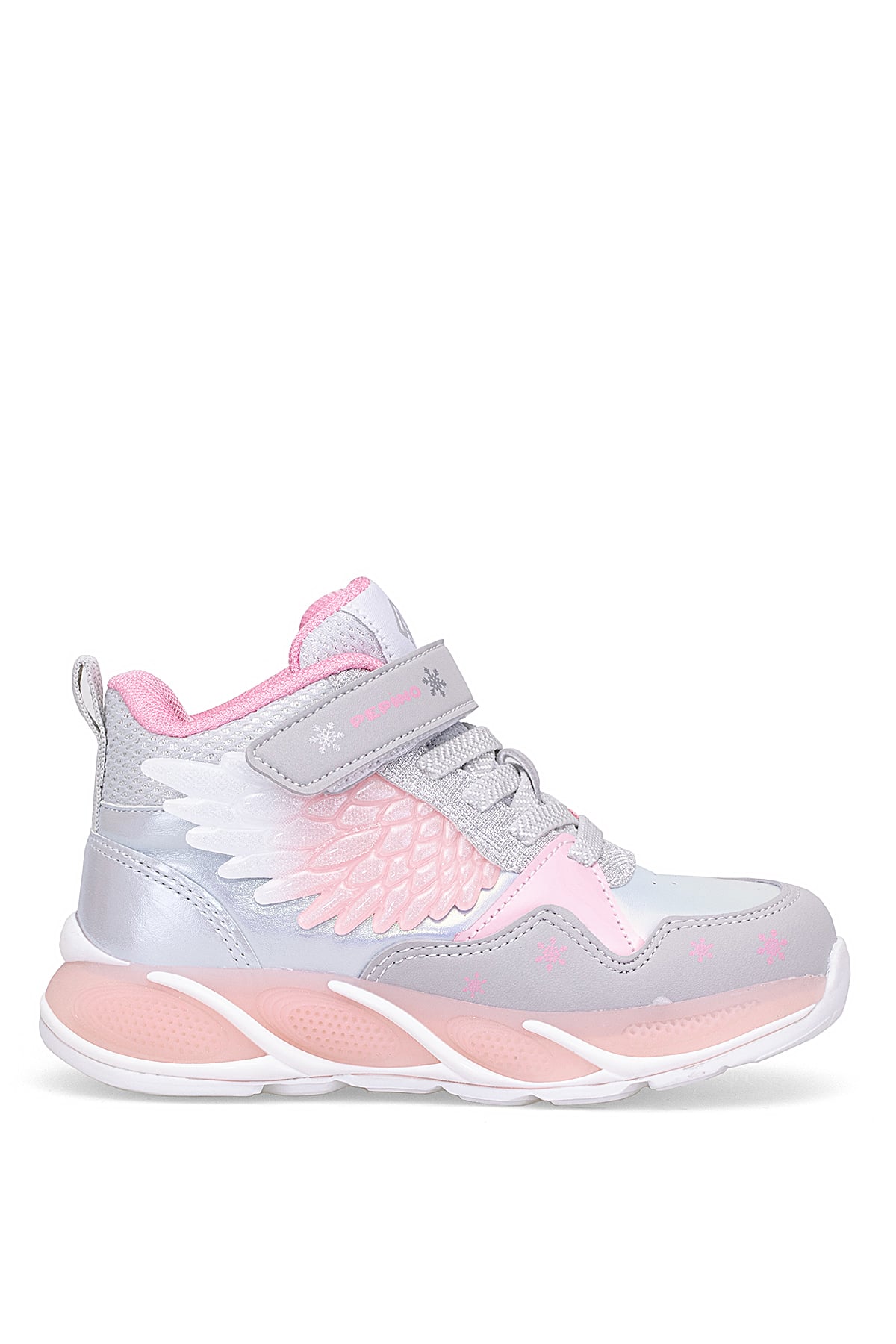 Pepino FK25-2040 Filet Kız Çocuk Sneaker Bot Gümüş